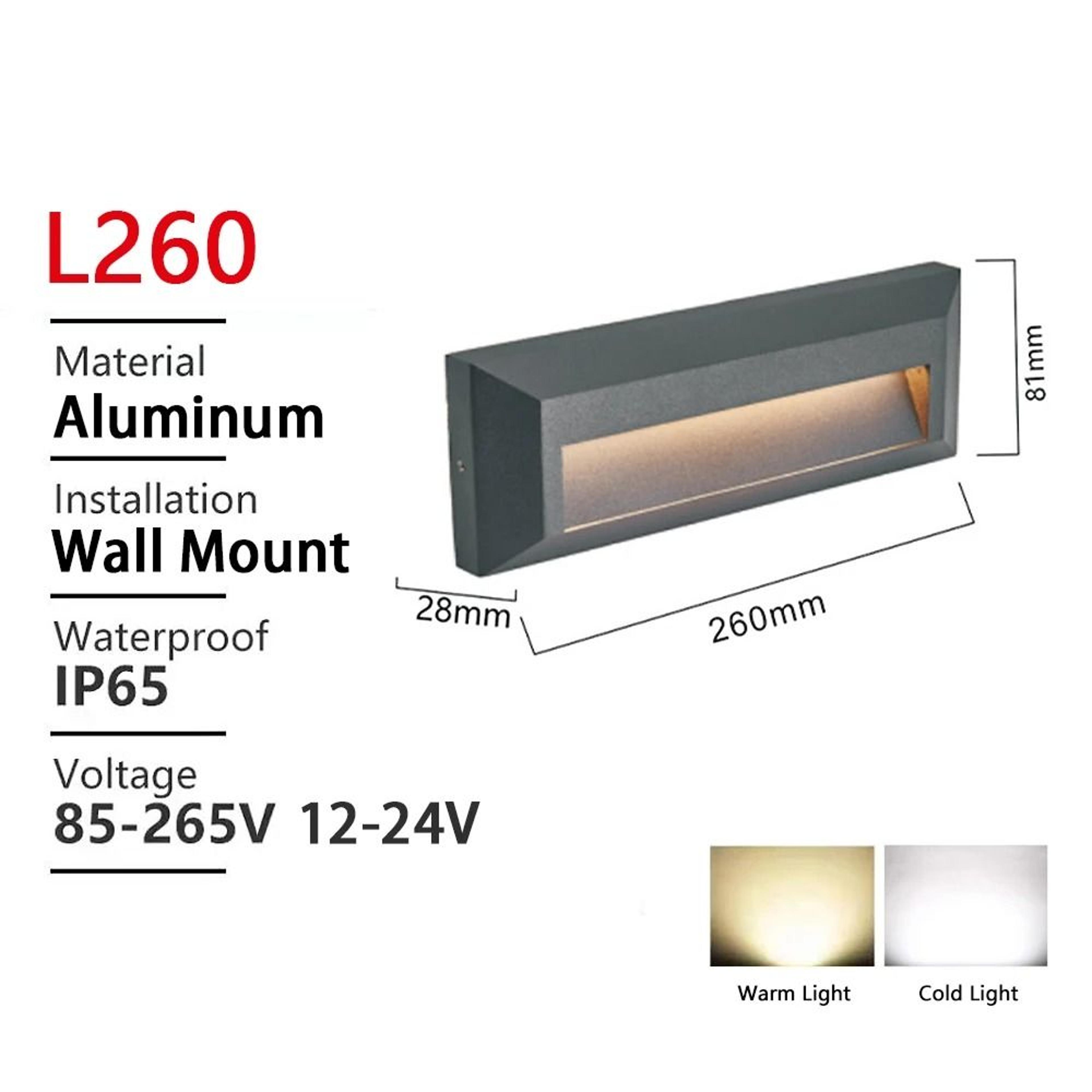 Waterproof Outdoor LED Wall Step Light For Porch And Fence 5