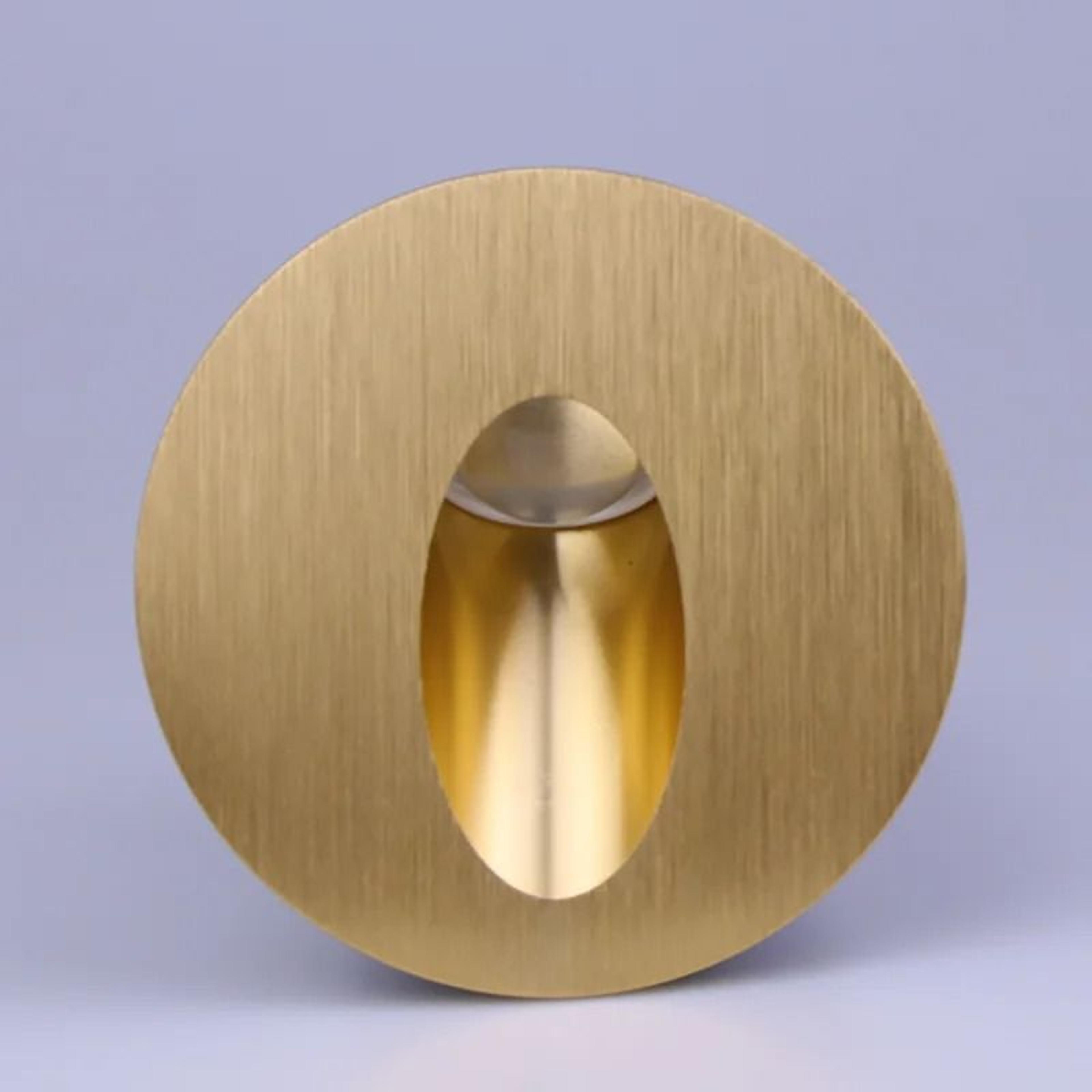 Round Recessed LED Stair Step Wall Light With Mounting Box 3