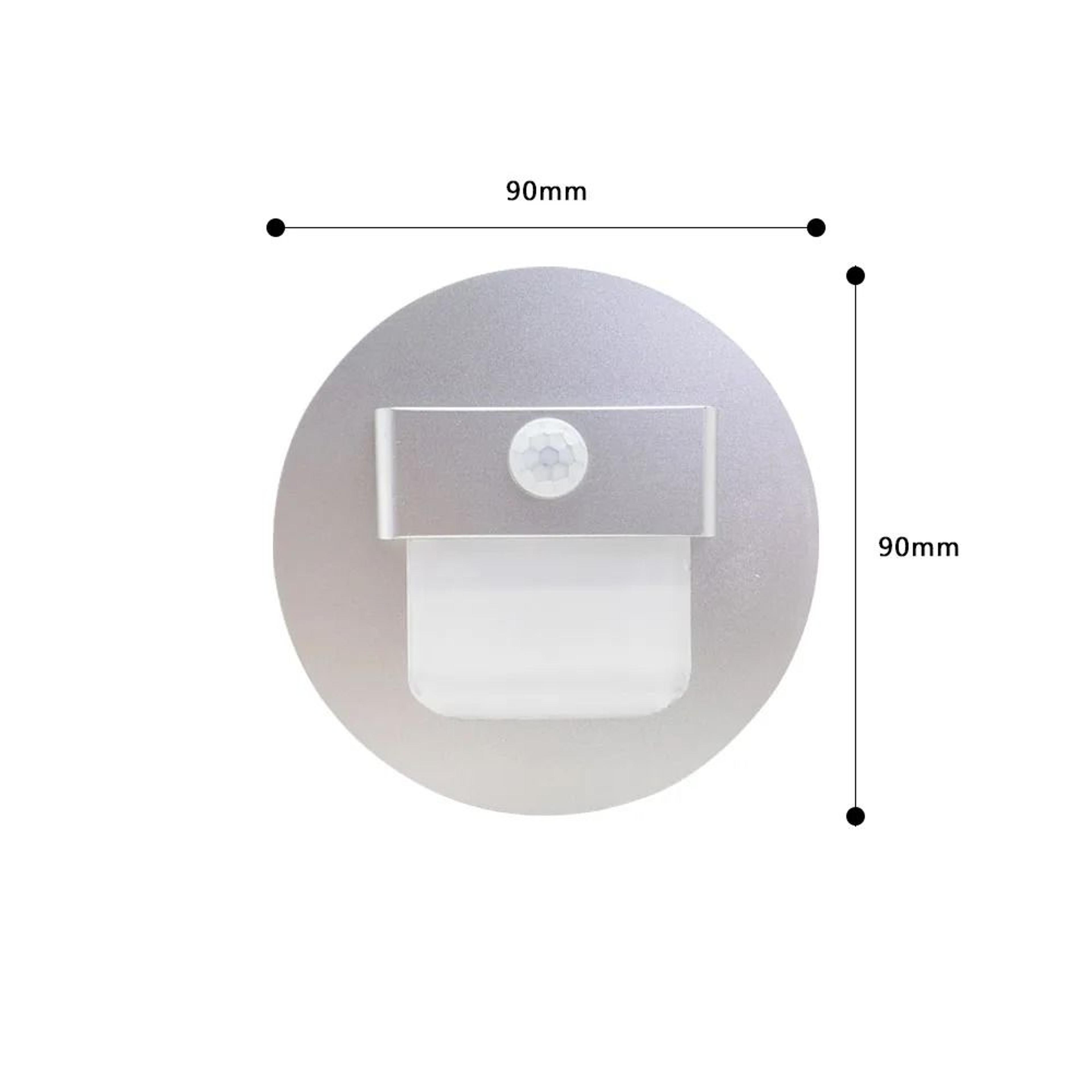 Recessed LED Stair Step Light With Motion Sensor And Mounting Box 7