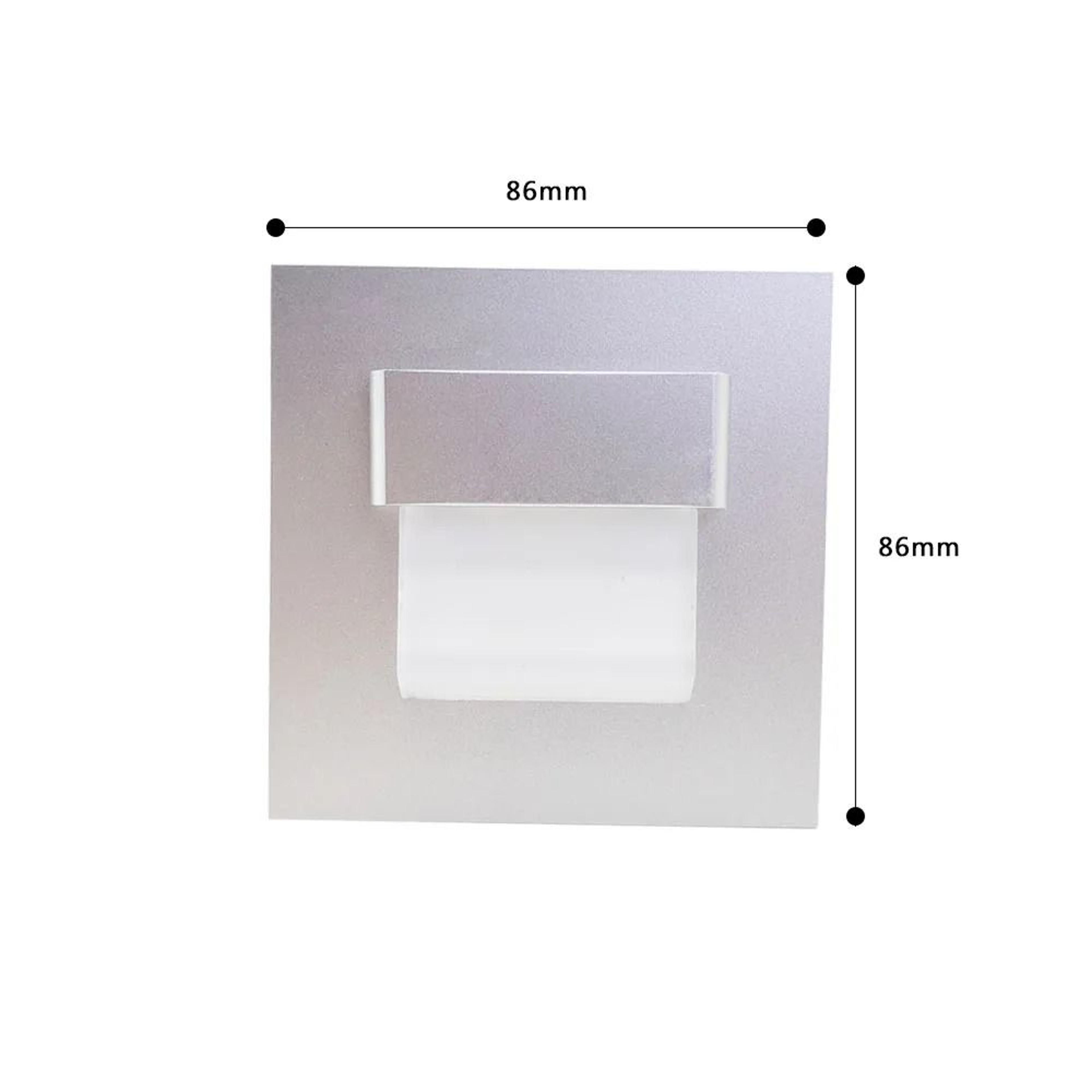 Recessed LED Stair Step Light With Motion Sensor And Mounting Box 11