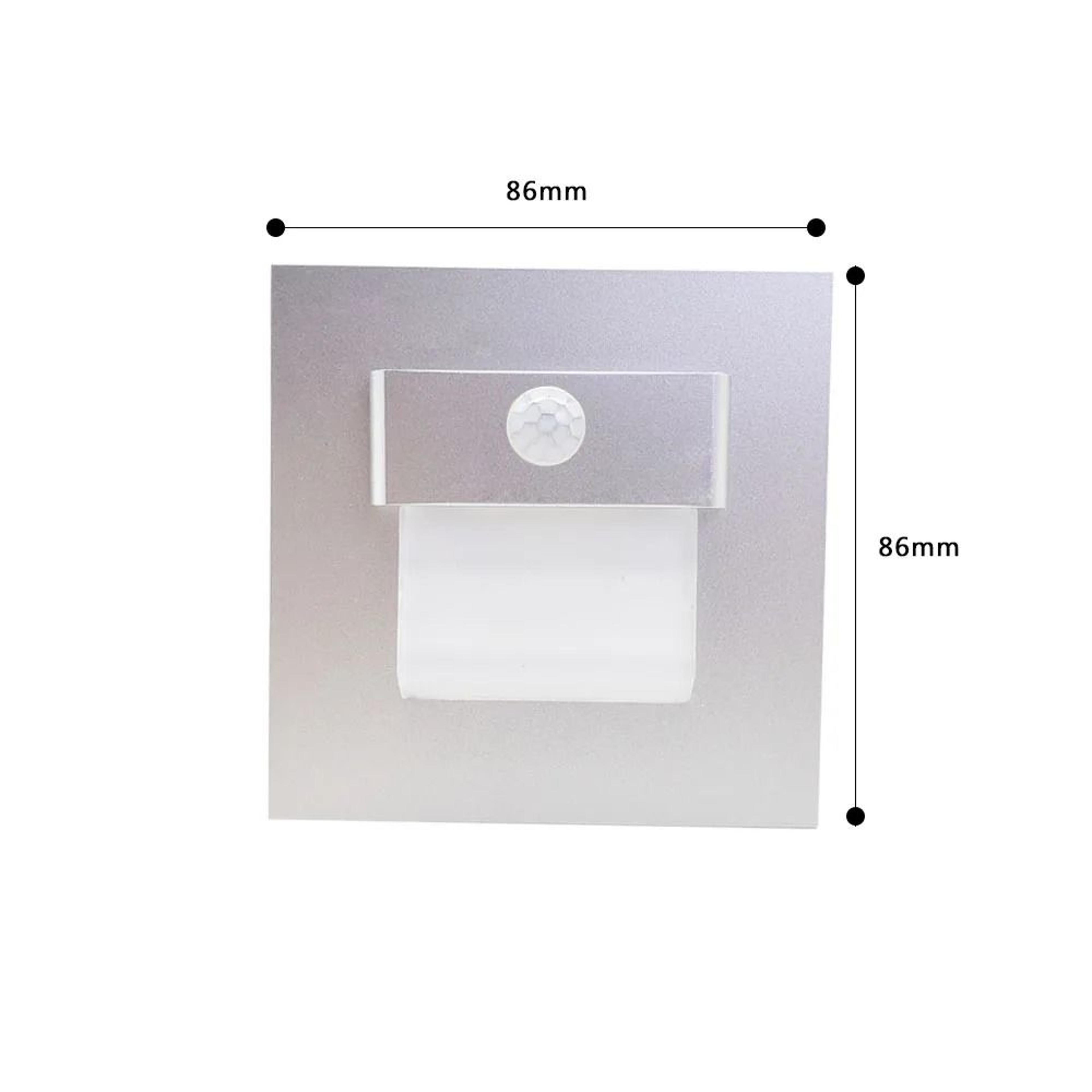 Recessed LED Stair Step Light With Motion Sensor And Mounting Box 15