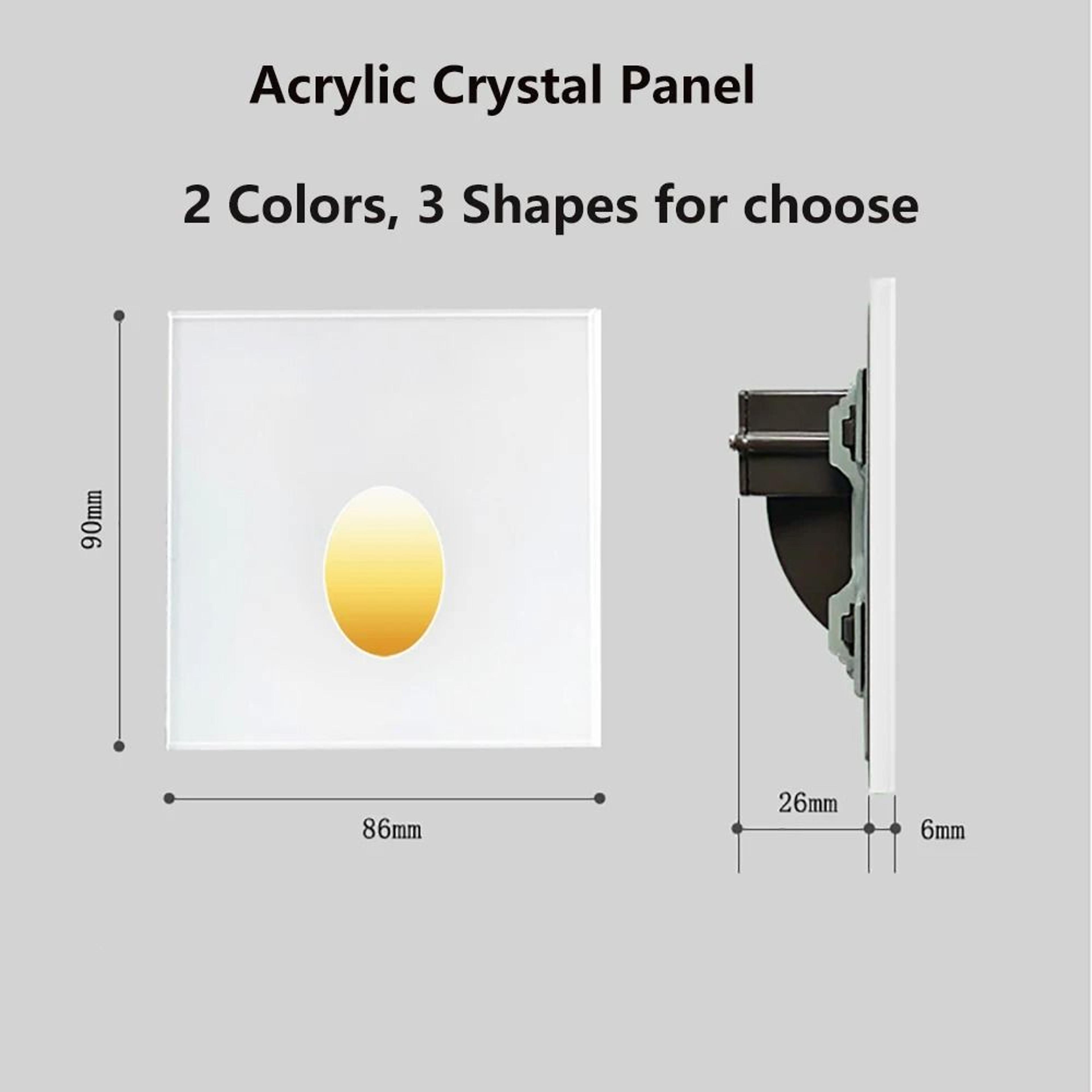 Modern Recessed LED Stair Step Light For Bedroom And Hallway 13