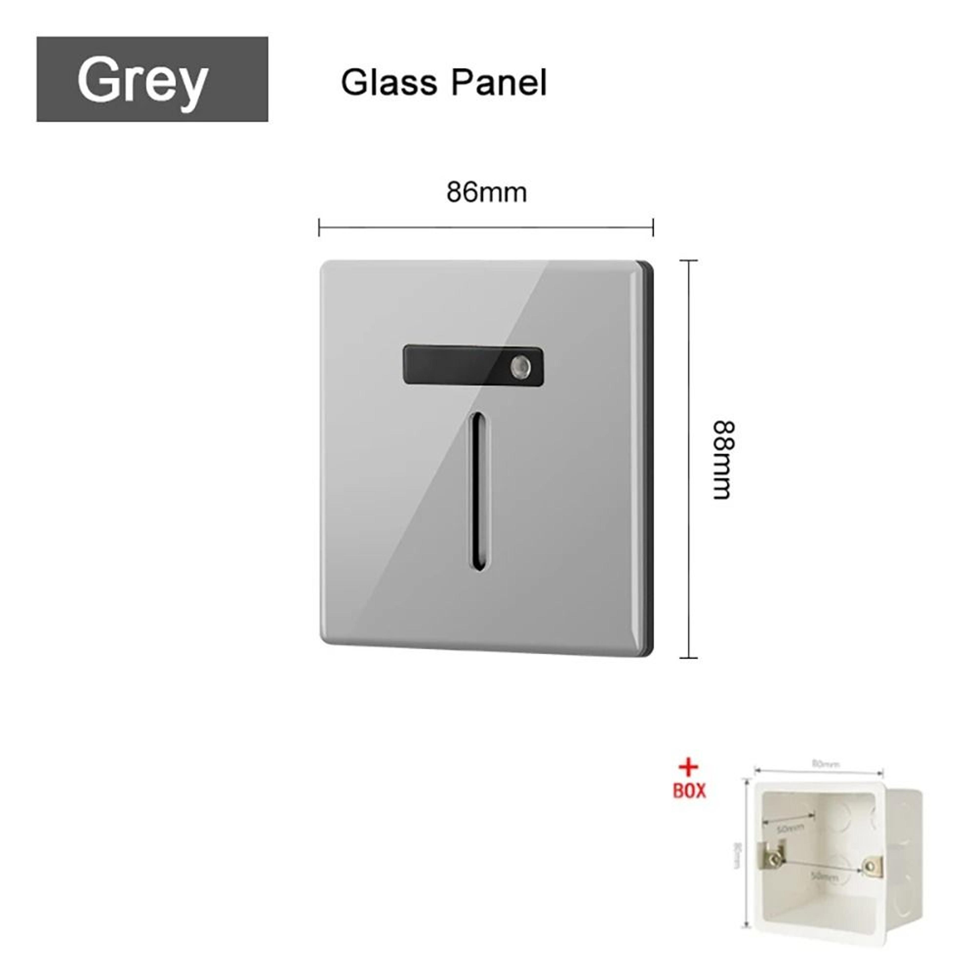 Recessed Motion Sensor LED Stair Light With Tempered Glass 8
