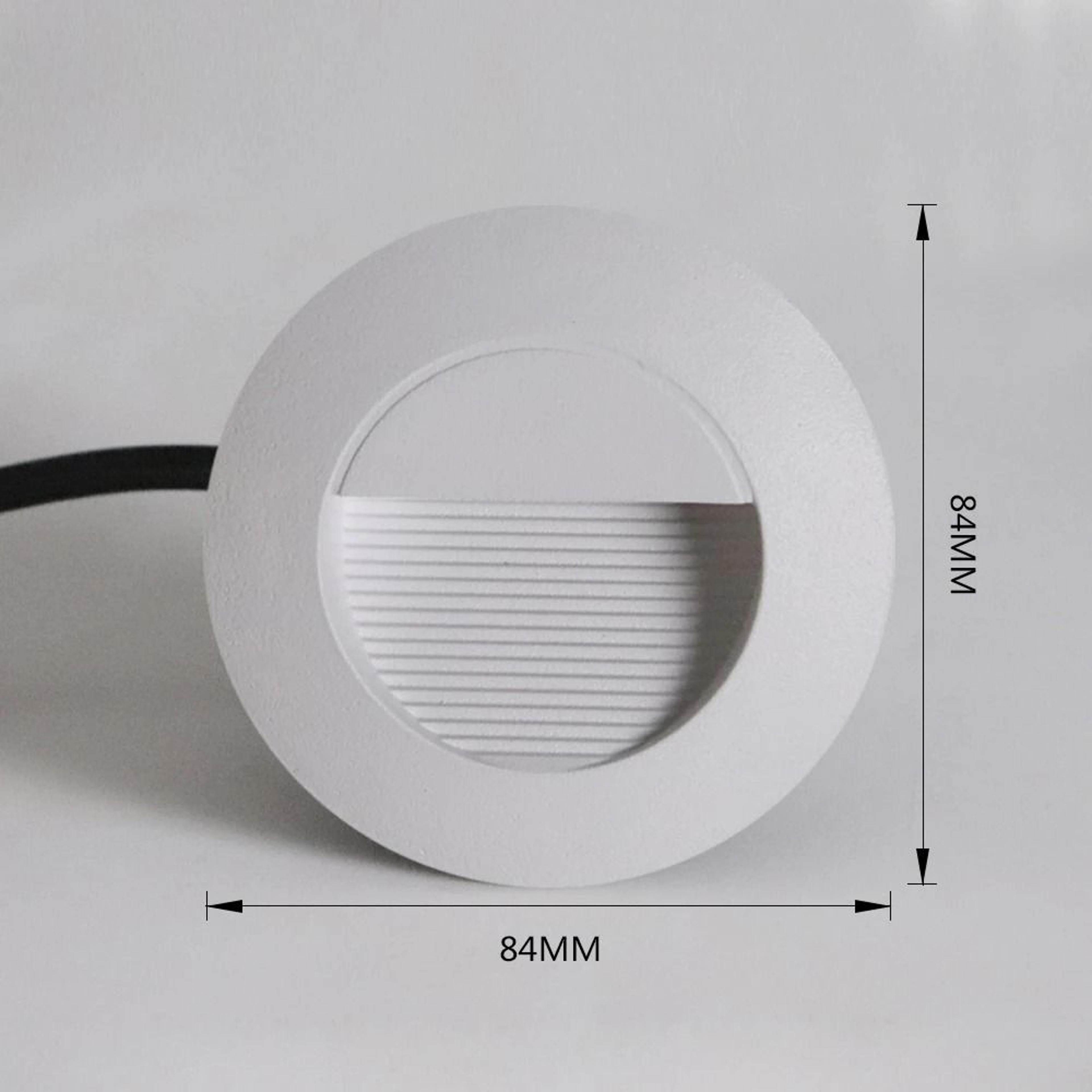 3W Waterproof Round LED Stair Step Wall Light For Outdoor Spaces 1