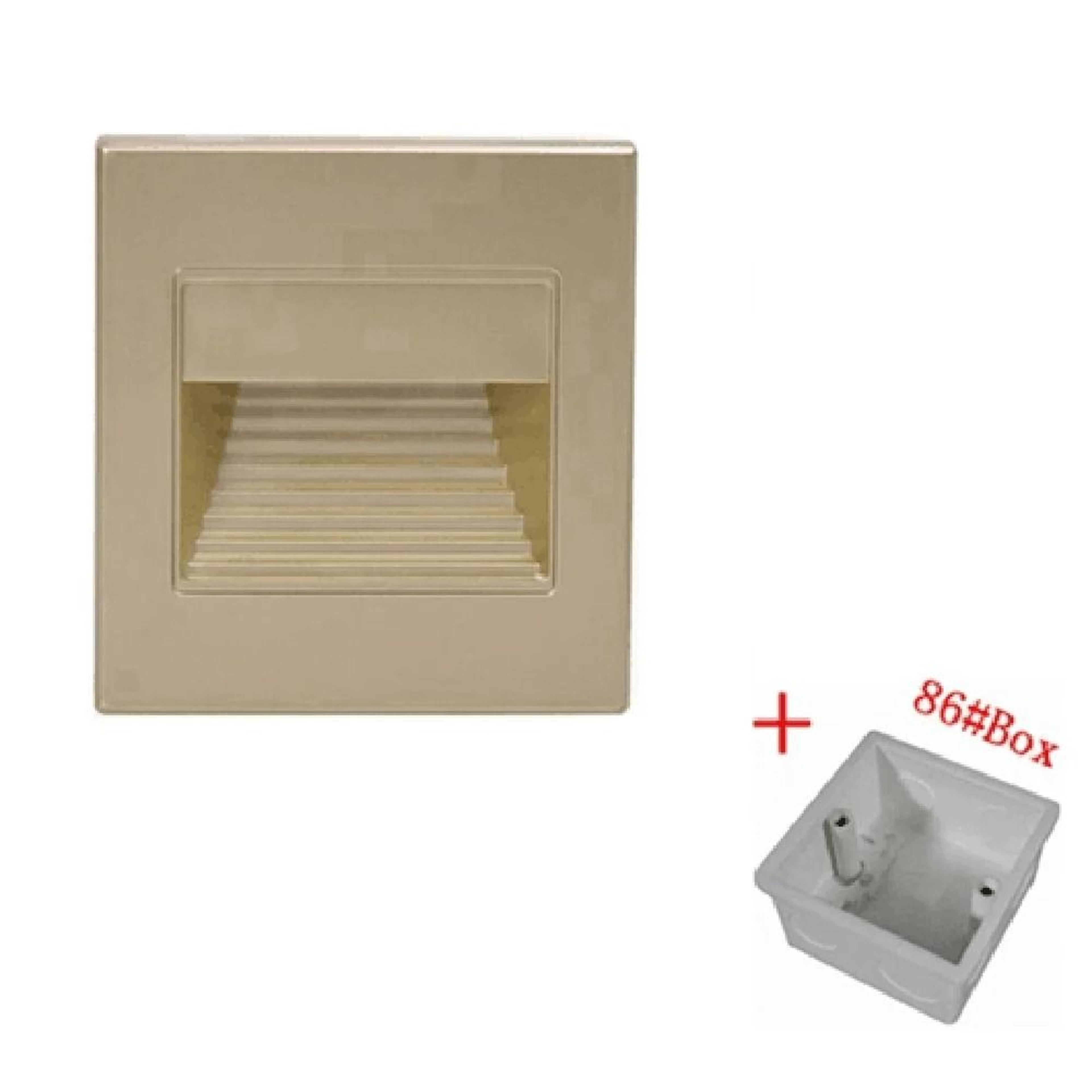 Modern Recessed LED Stair Step Wall Light For Kitchen And Balcony 7
