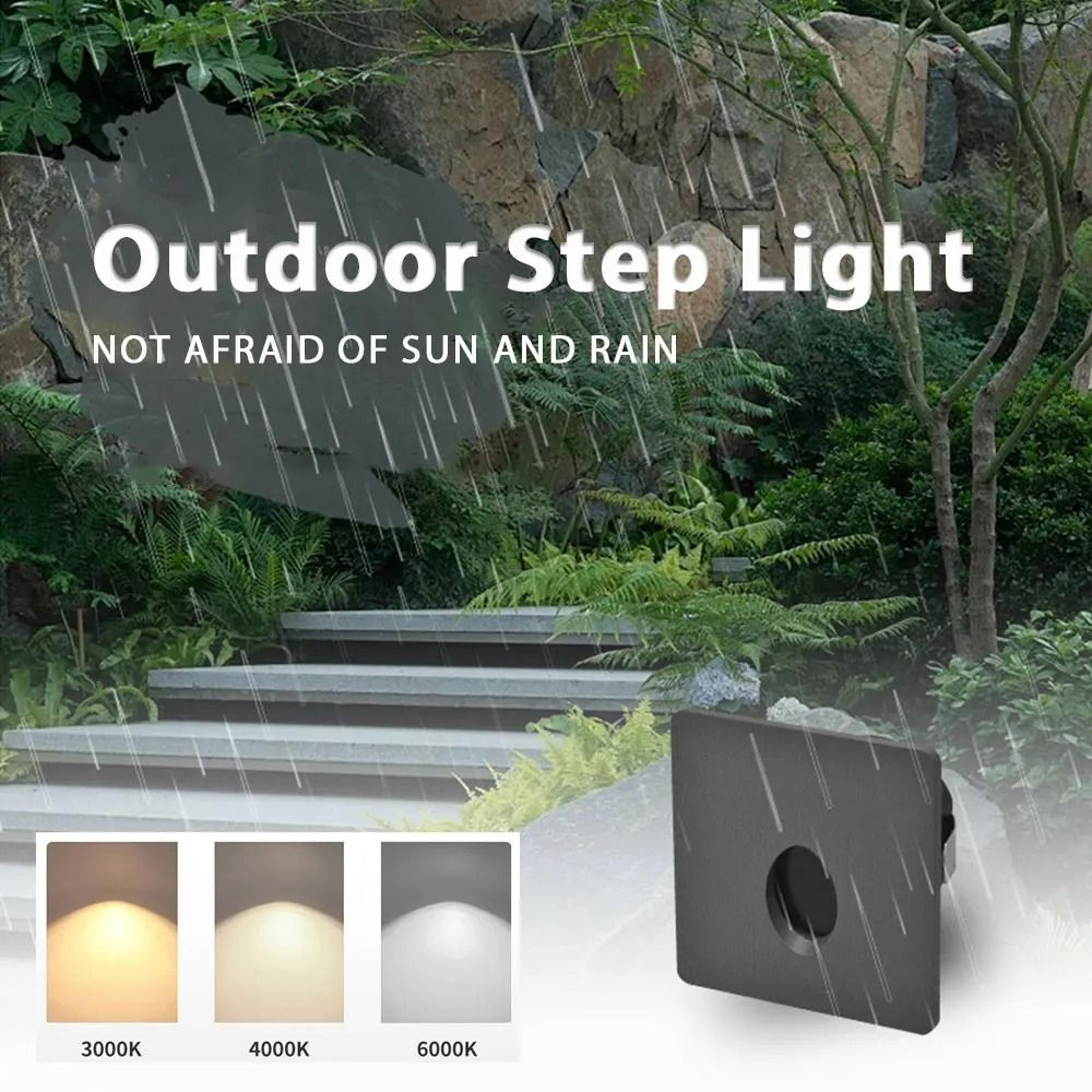 Waterproof Mini Recessed LED Step Light For Outdoor Walls And Pathways 9