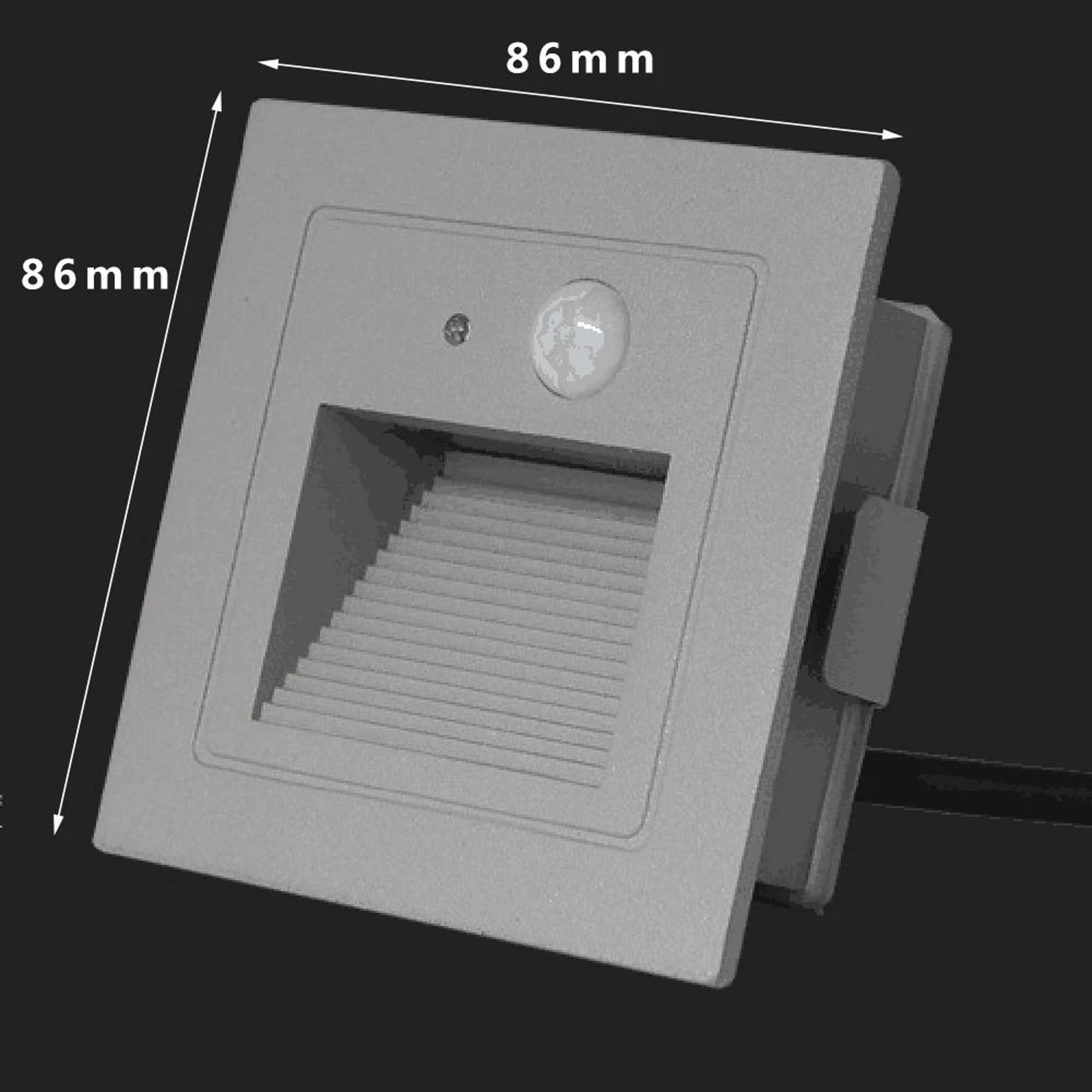 Waterproof Recessed LED Stair Light With Motion Sensor For Garden And Yard 4