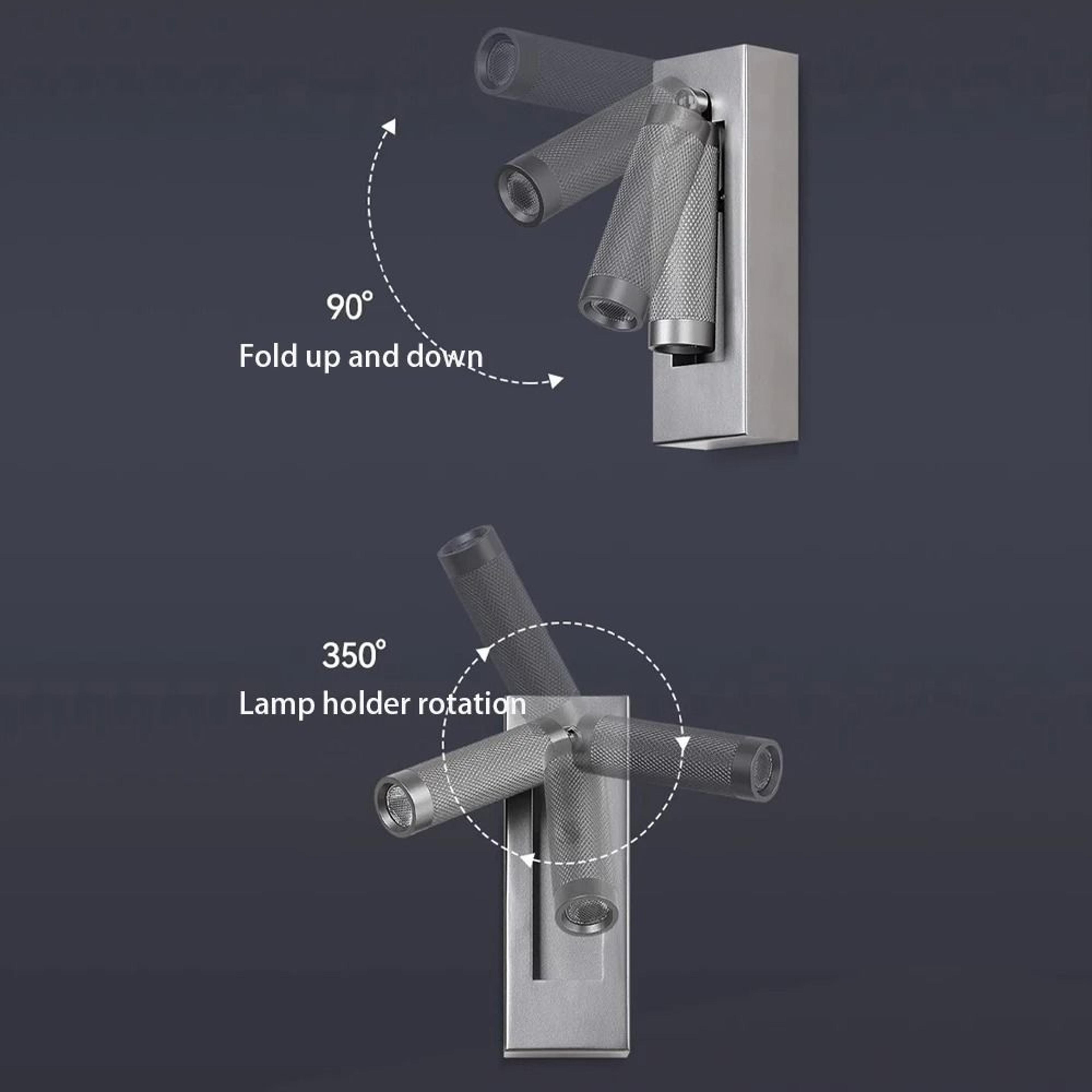 Adjustable Nordic Bedside Wall Reading Lamp With Switch 5