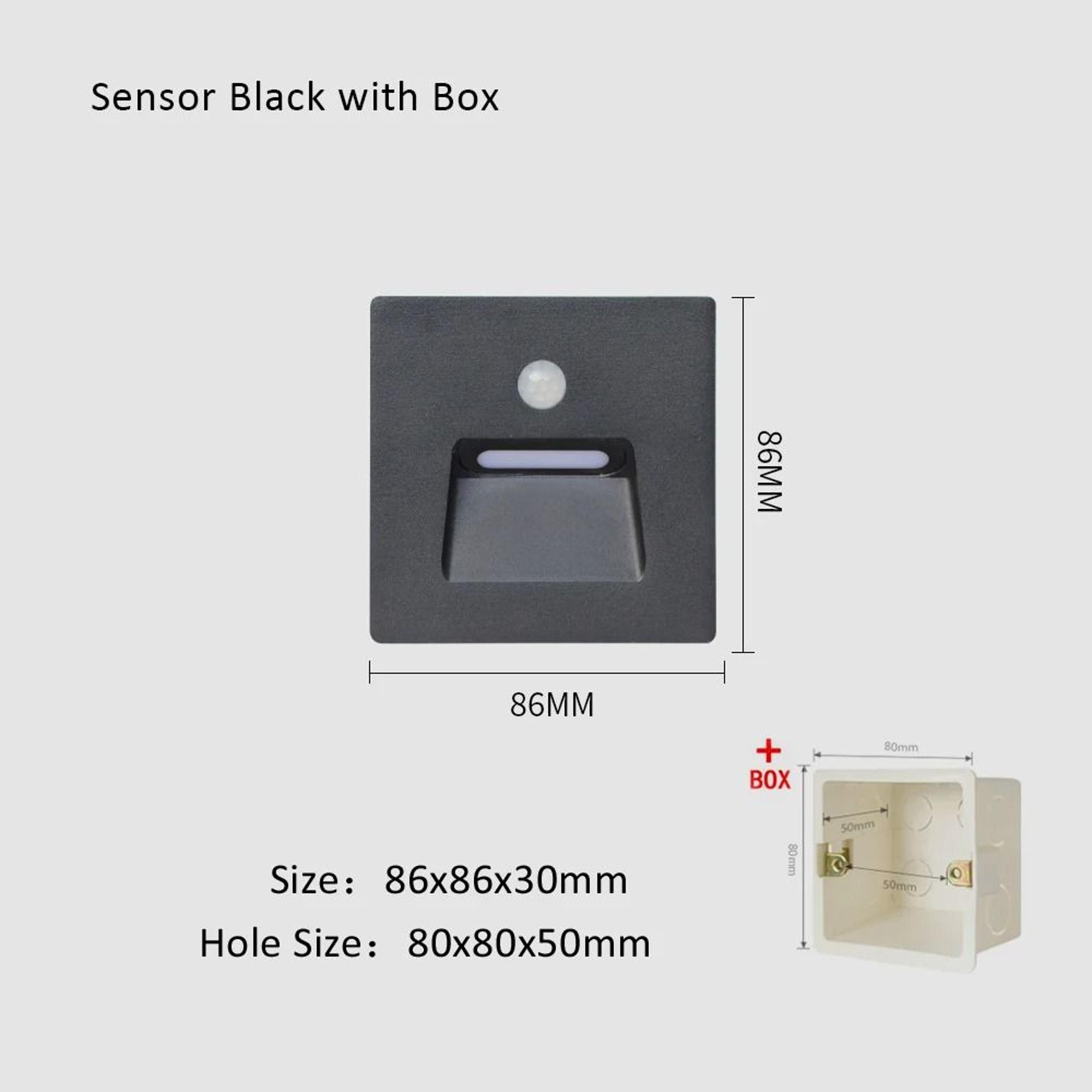 Waterproof Recessed LED Stair Light With Motion Sensor And Soft Fade Lighting 7