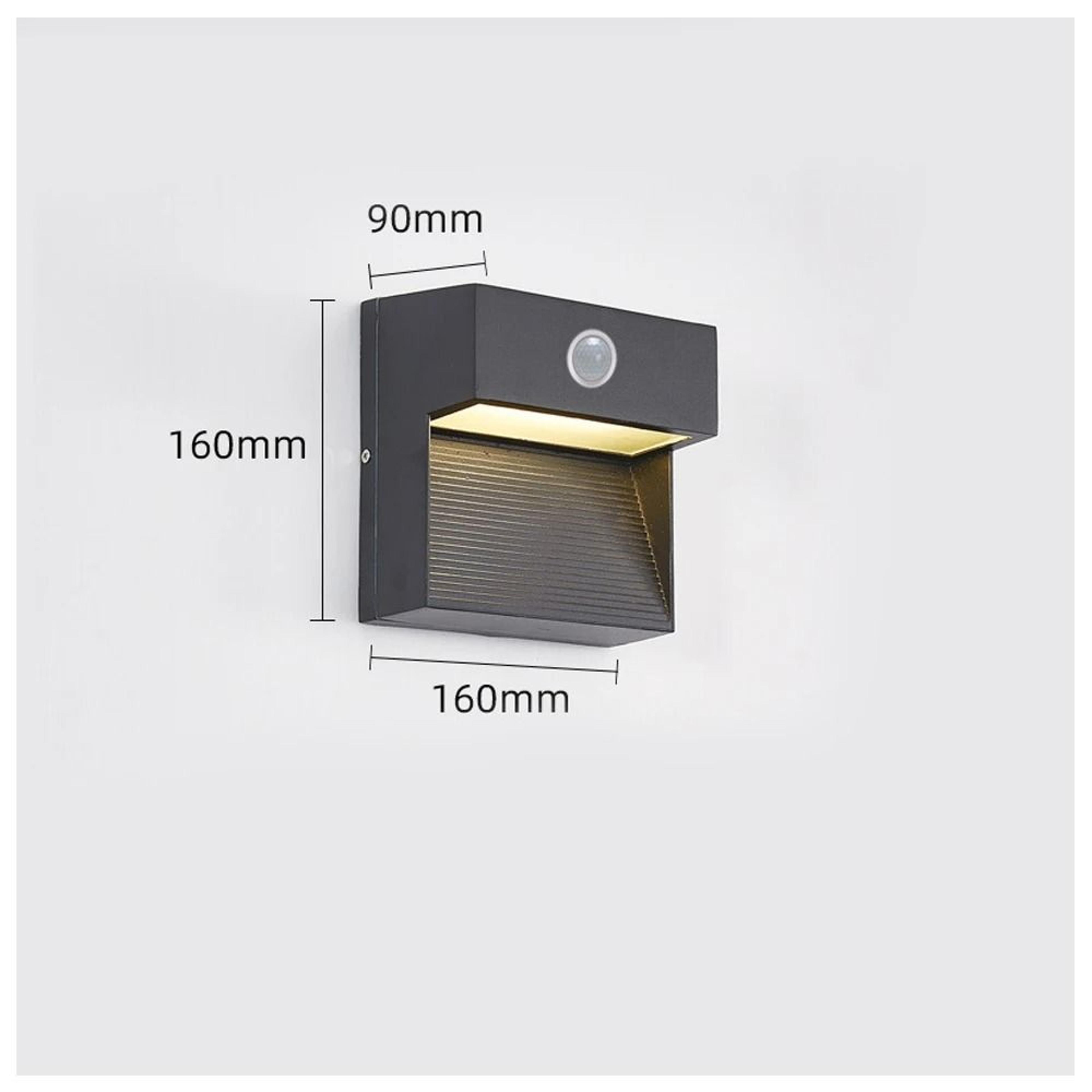 Waterproof Outdoor Motion Sensor LED Wall Sconce For Porch And Garden 8