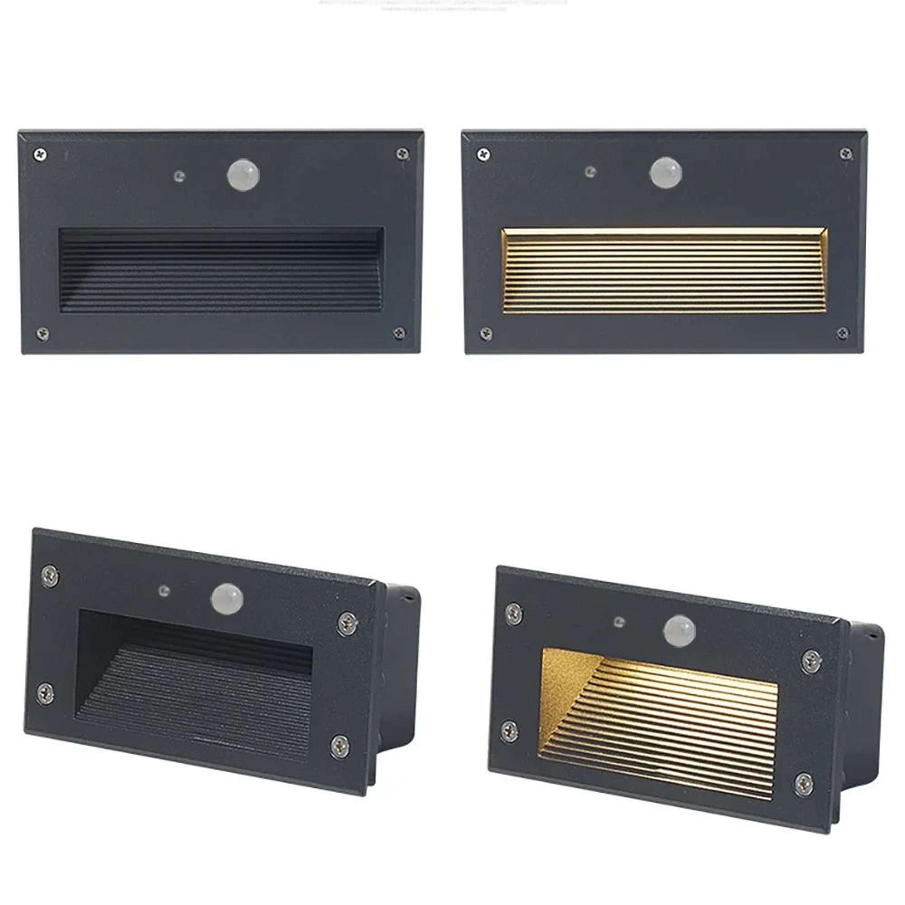 waterproof motion sensor led stair step wall light for indoor and outdoor use