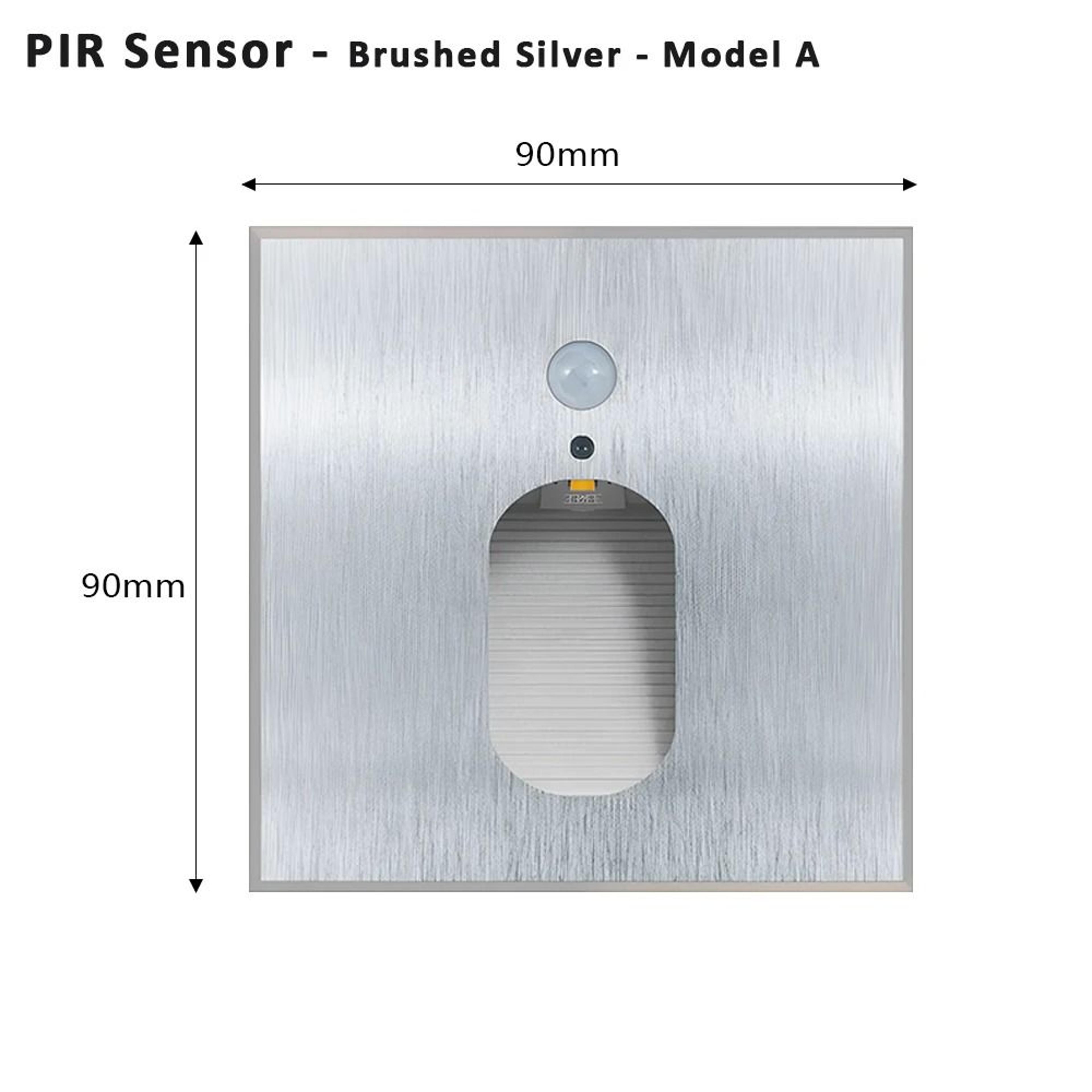 Aluminum LED Motion Sensor Stair Wall Light For Bathroom And Kitchen 12