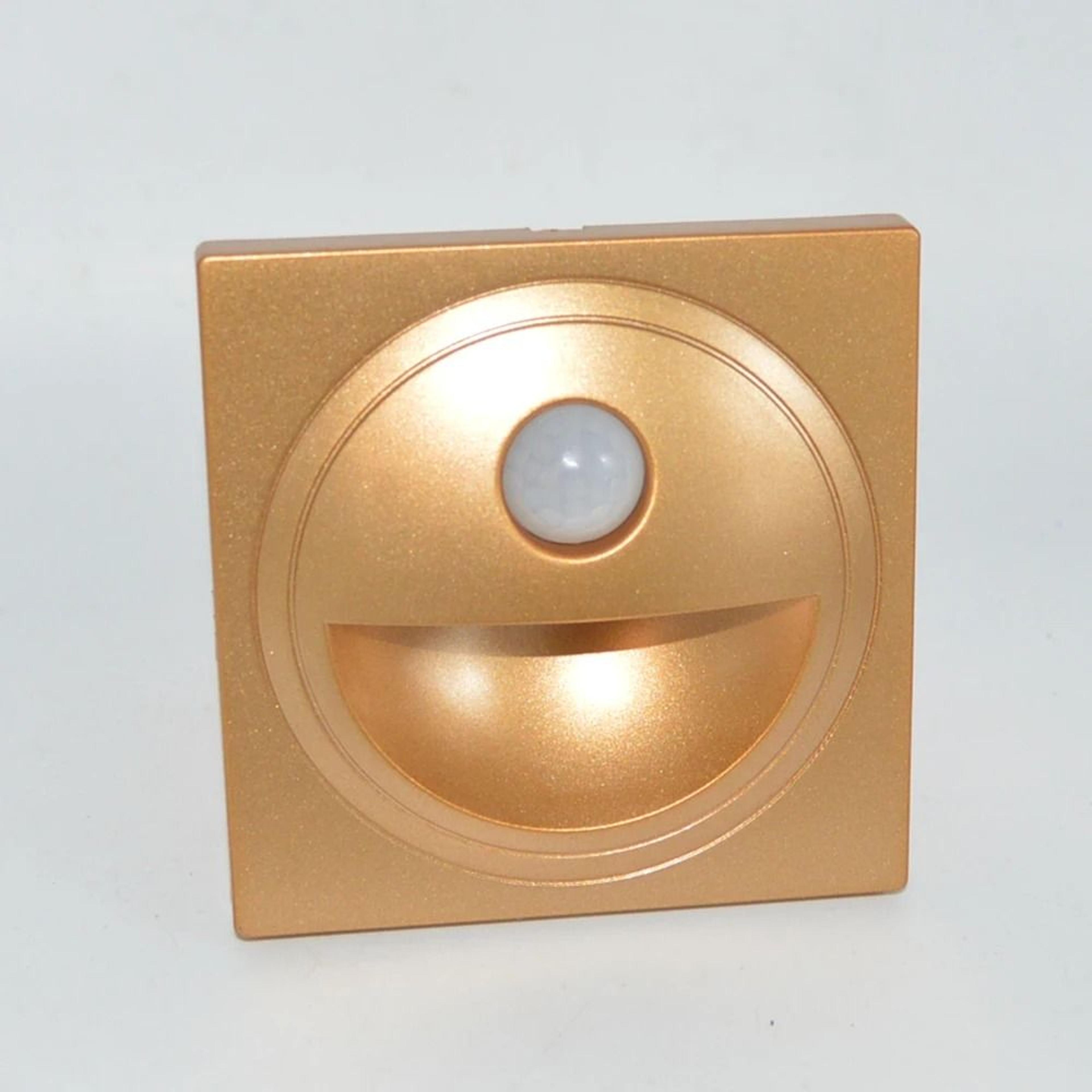 Round Recessed LED Motion Sensor Stair Step Wall Light 5