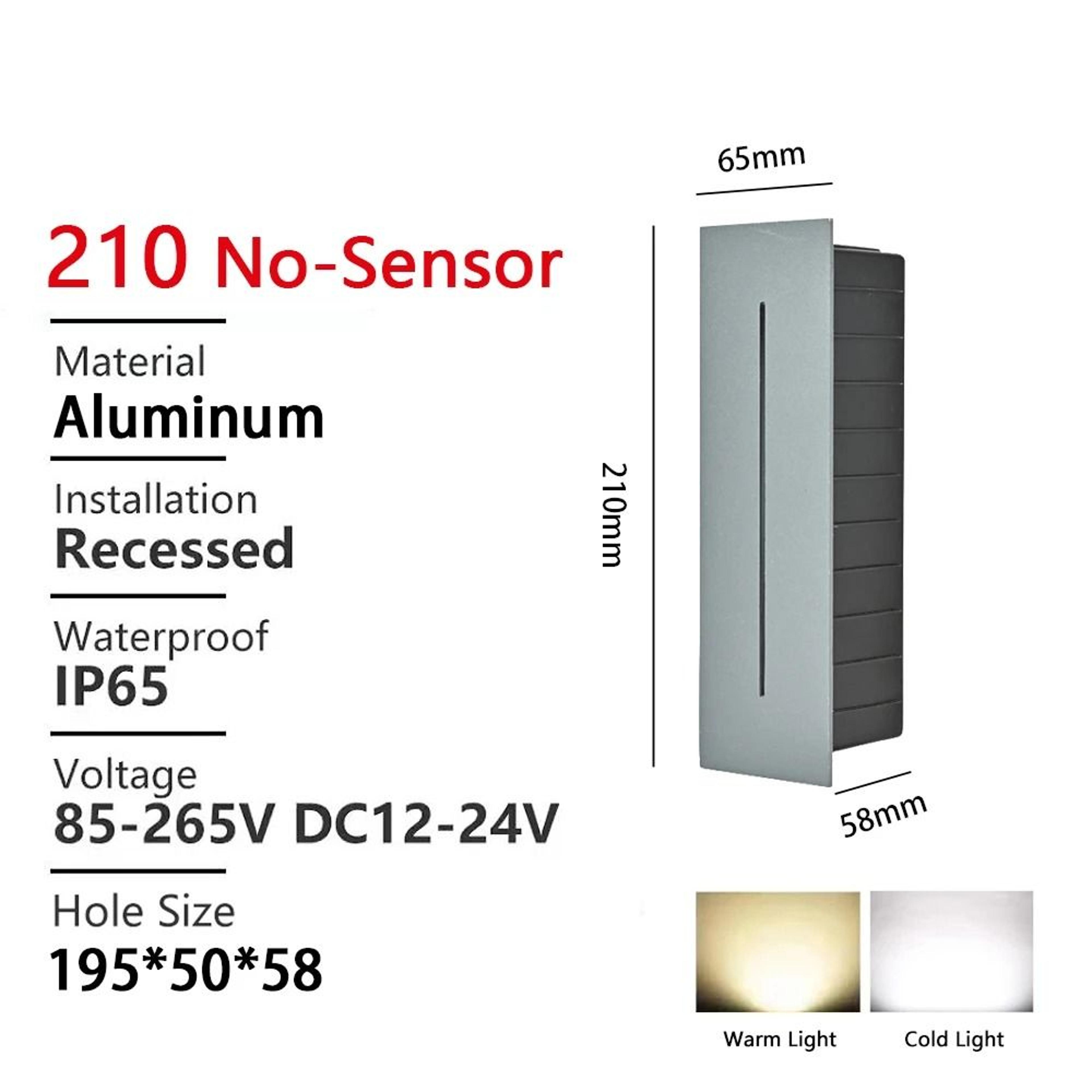 Waterproof Recessed LED Outdoor Stair Step Light For Pathways And Fences 9