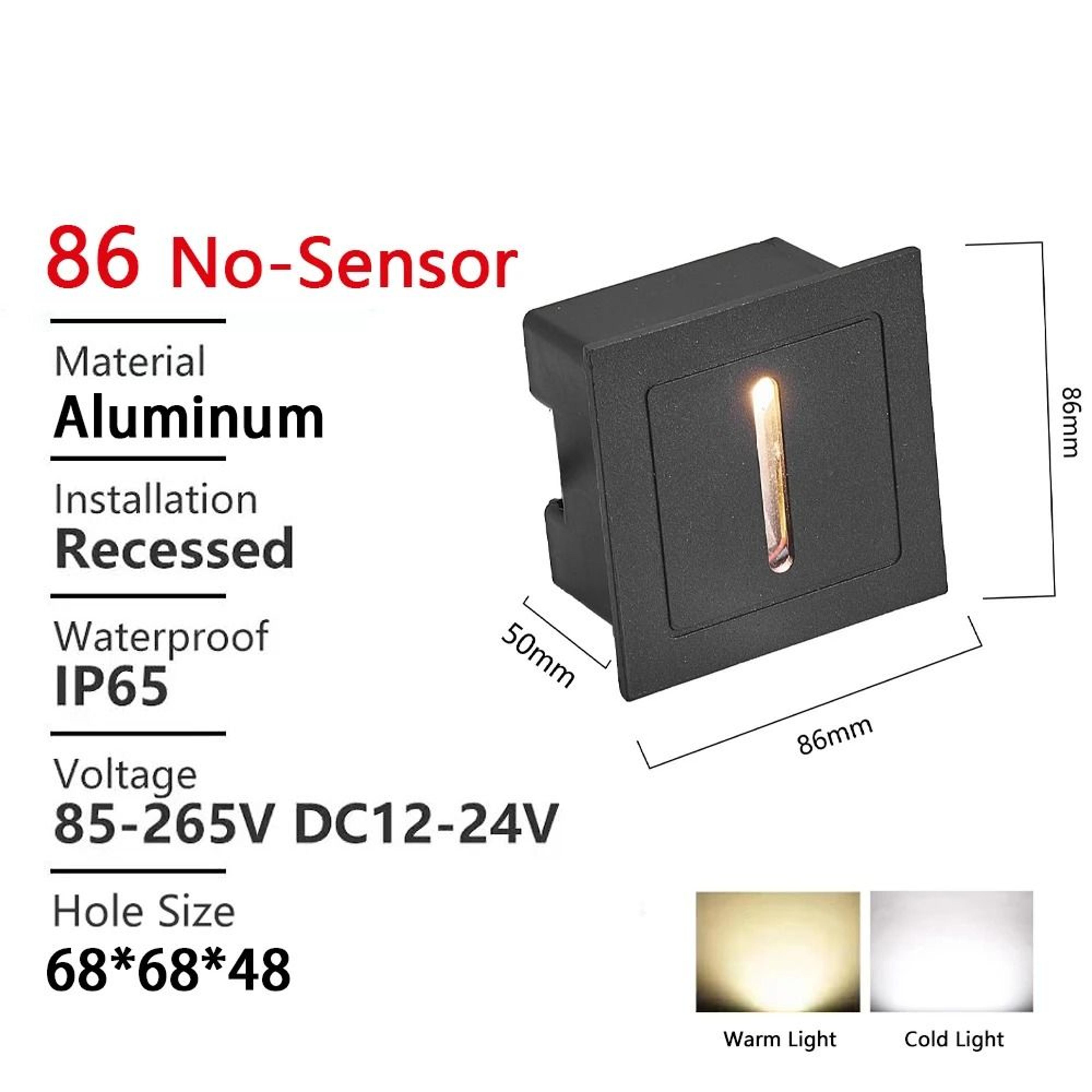 Waterproof Recessed LED Outdoor Stair Step Light For Pathways And Fences 3