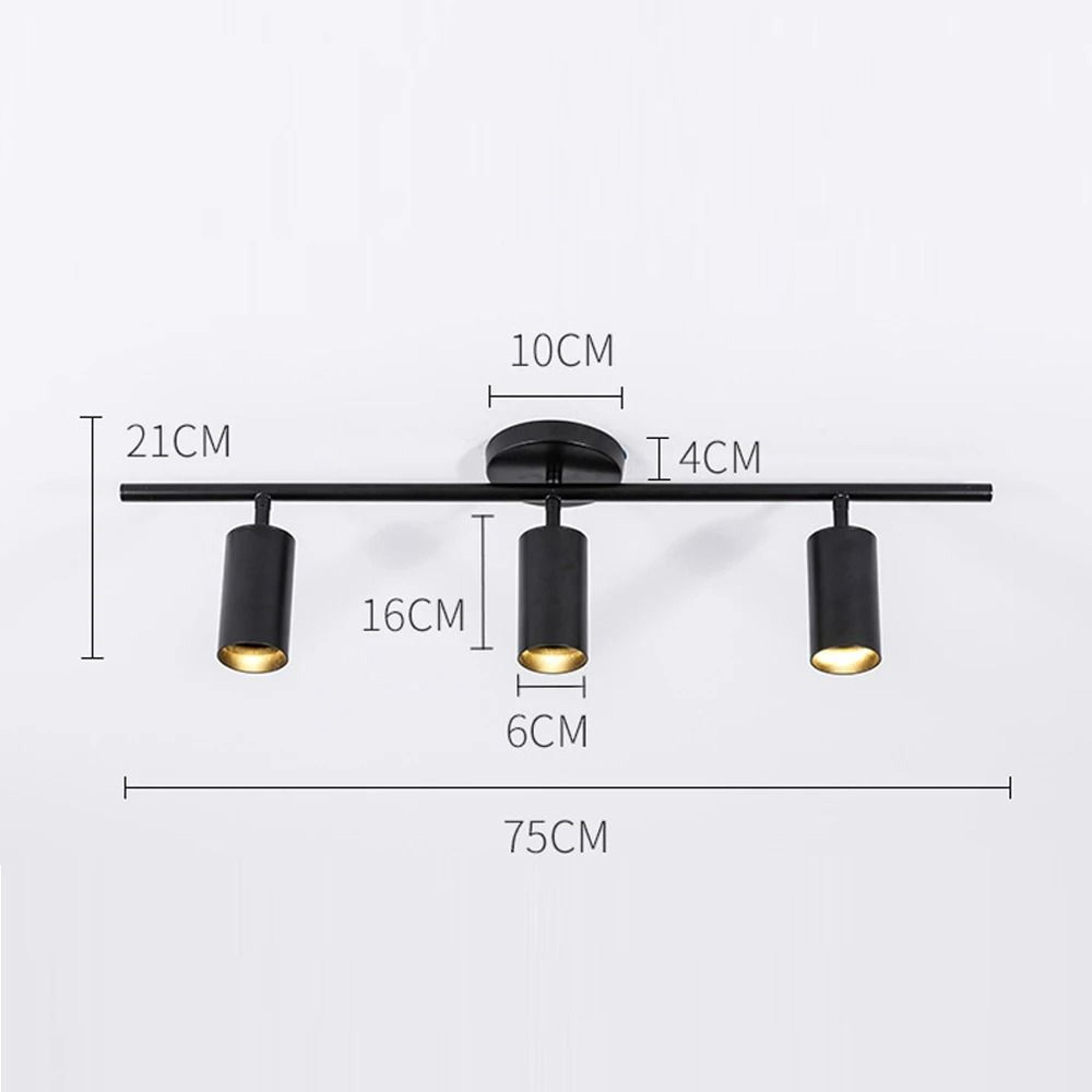 Gold Double Or Triple Head LED Surface Mounted Ceiling Spotlight 5