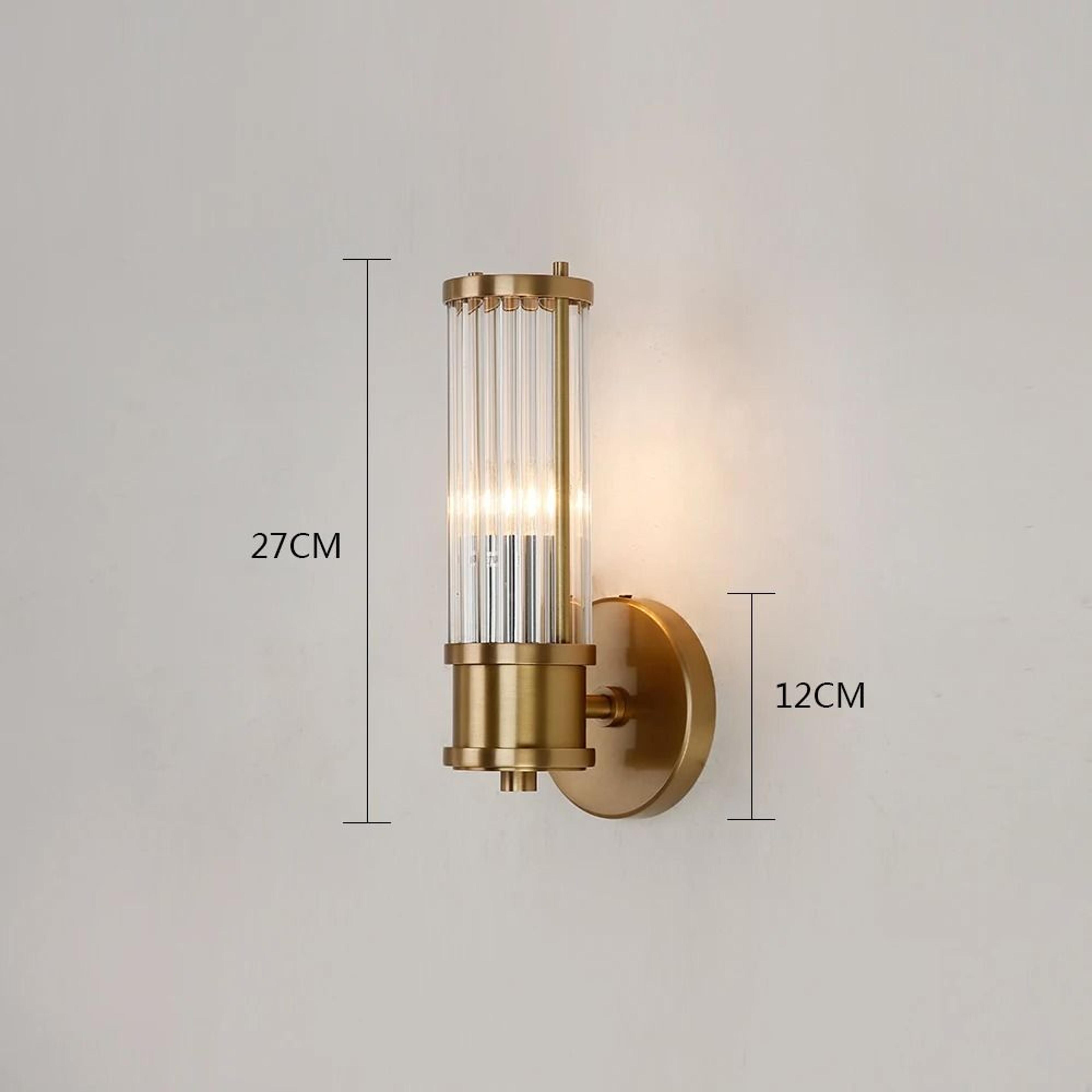 Modern Gold Double Head Up And Down Wall Sconce For Bedroom And Hallway 2