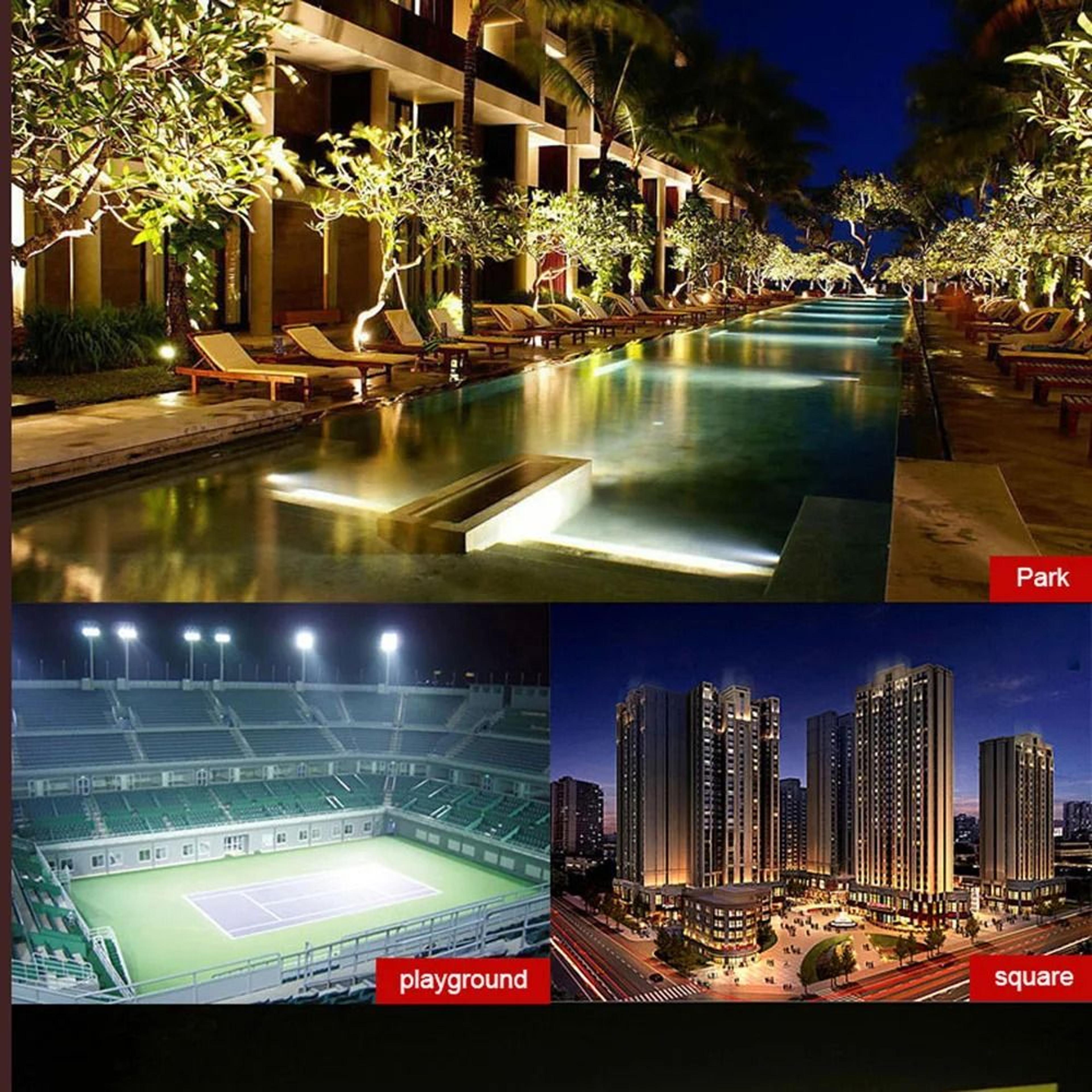 30W To 500W IP66 Waterproof High Power LED Outdoor Floodlight 3