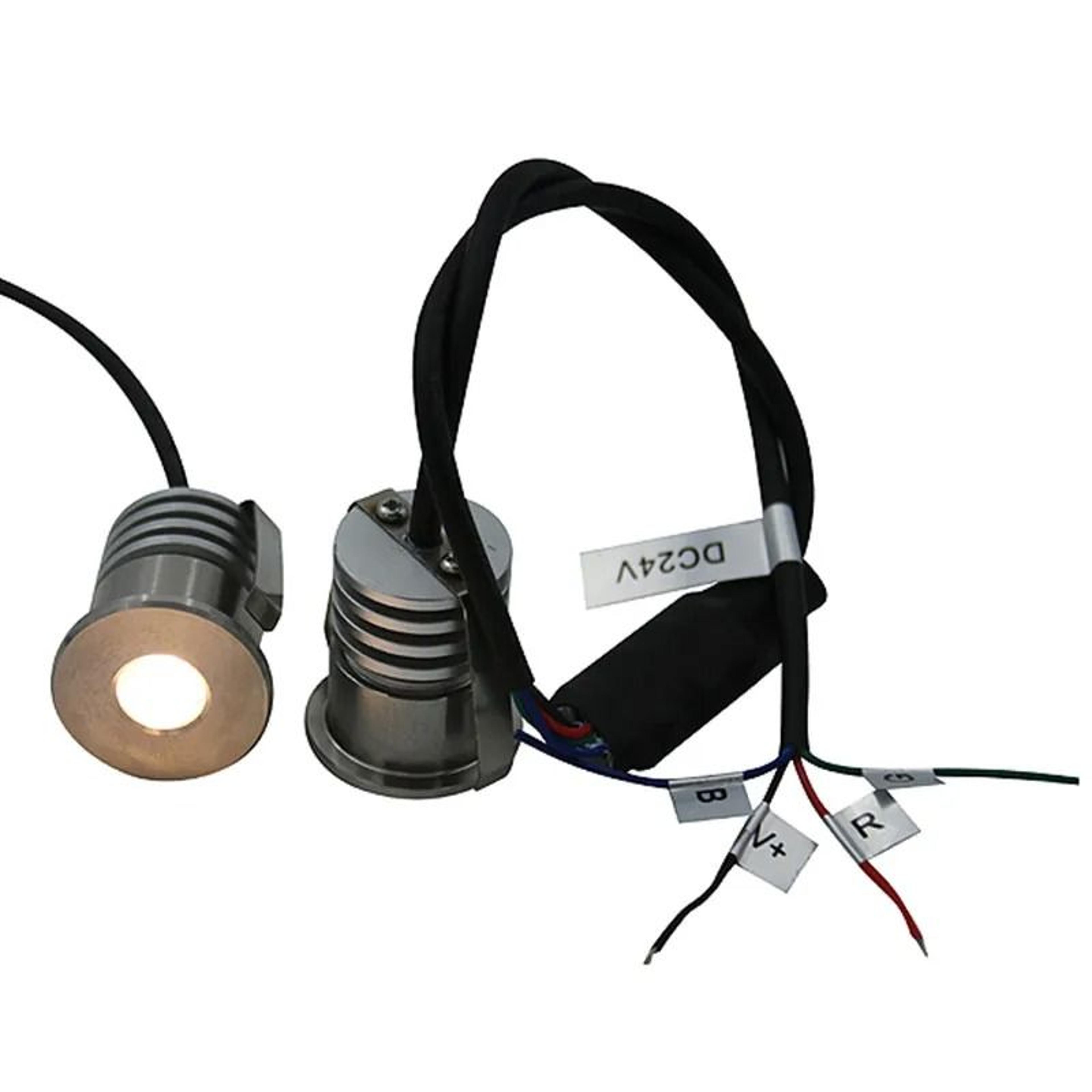3W IP67 Waterproof RGB LED Recessed Marine Ceiling Spotlight 5