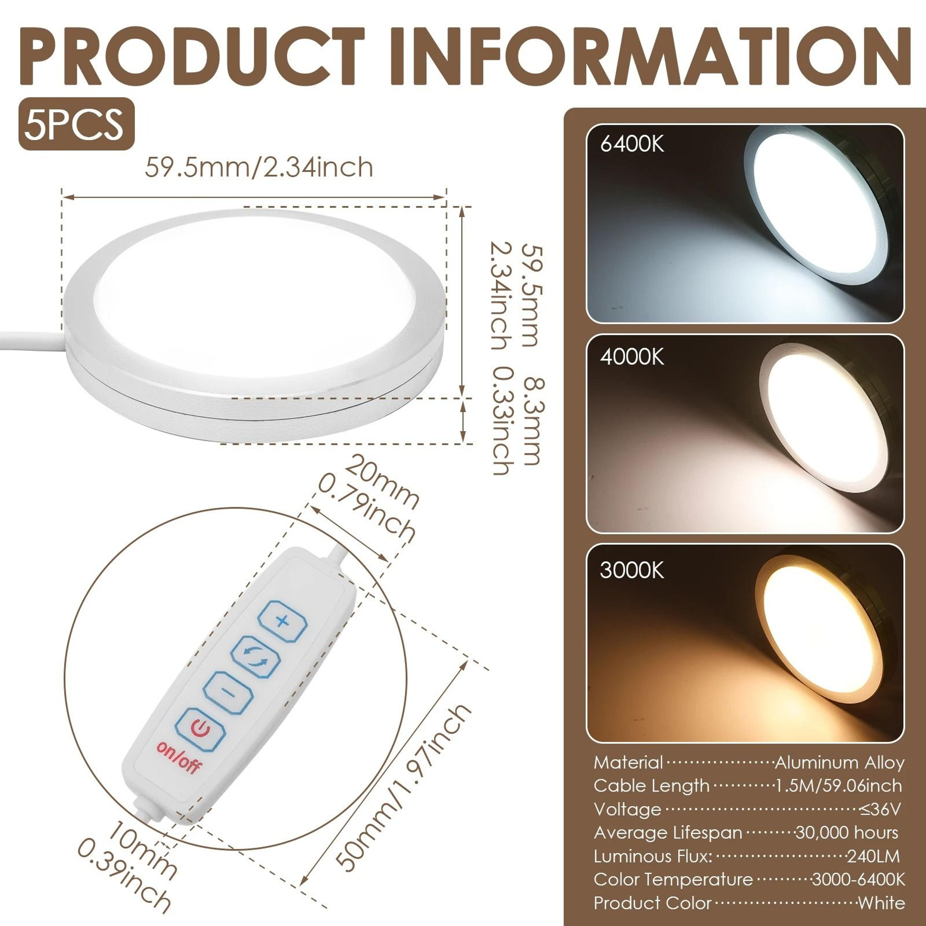 3W 5V LED Lamp Kit 001 For DIY 3D Printed Lighting Projects 2