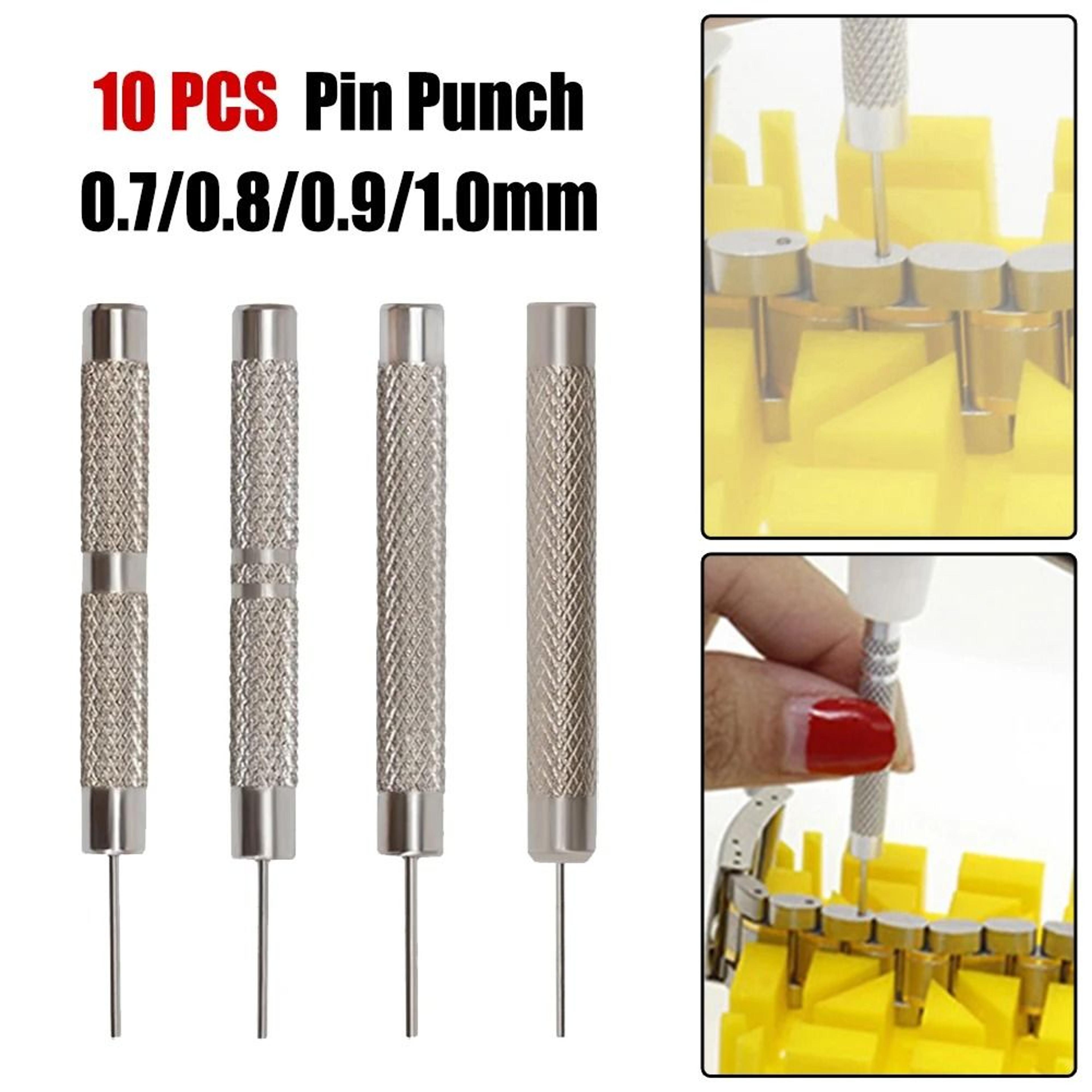 10-piece watch band pin punch tool kit for bracelet link removal