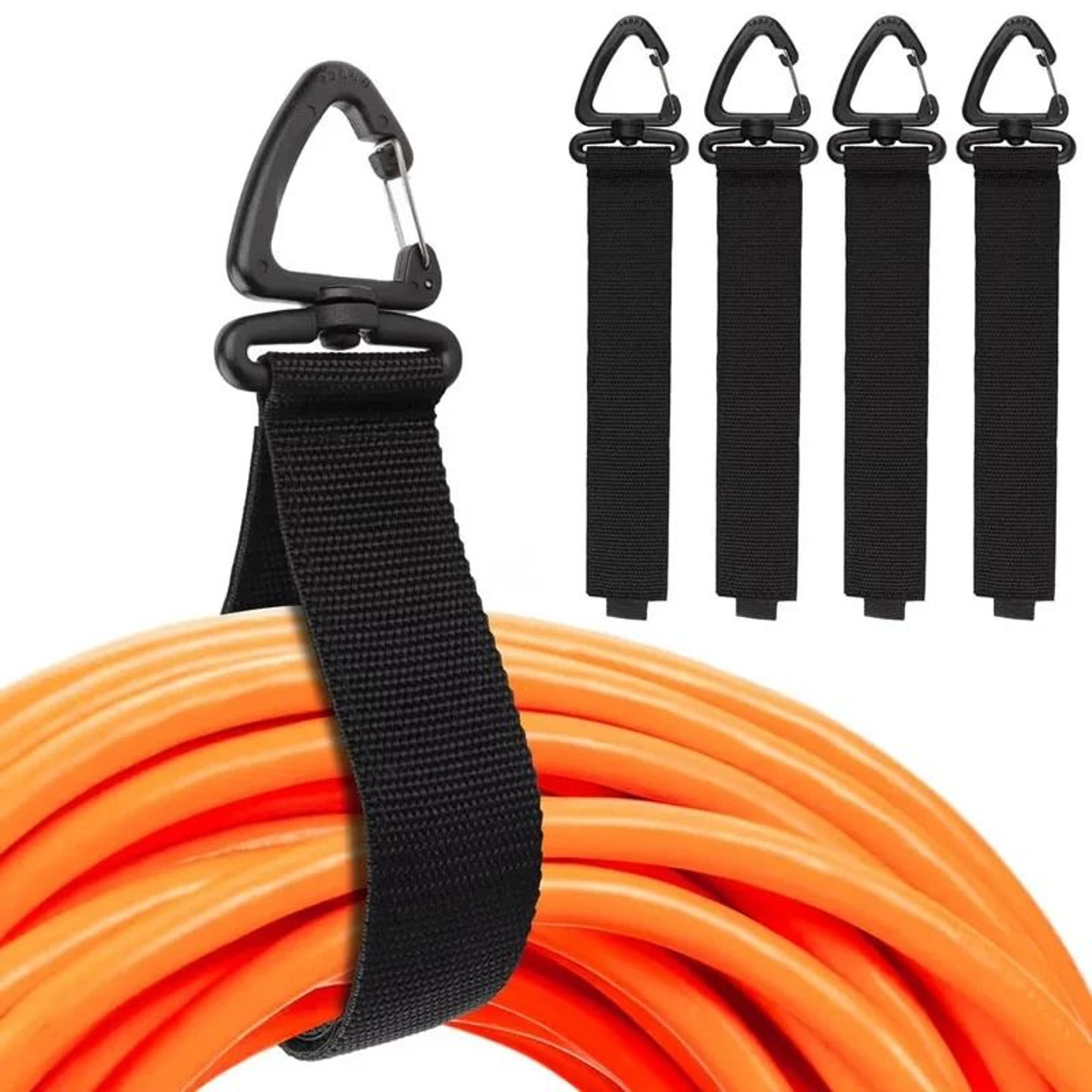 heavy-duty nylon cord organizer straps with rotating buckle for cables and hoses