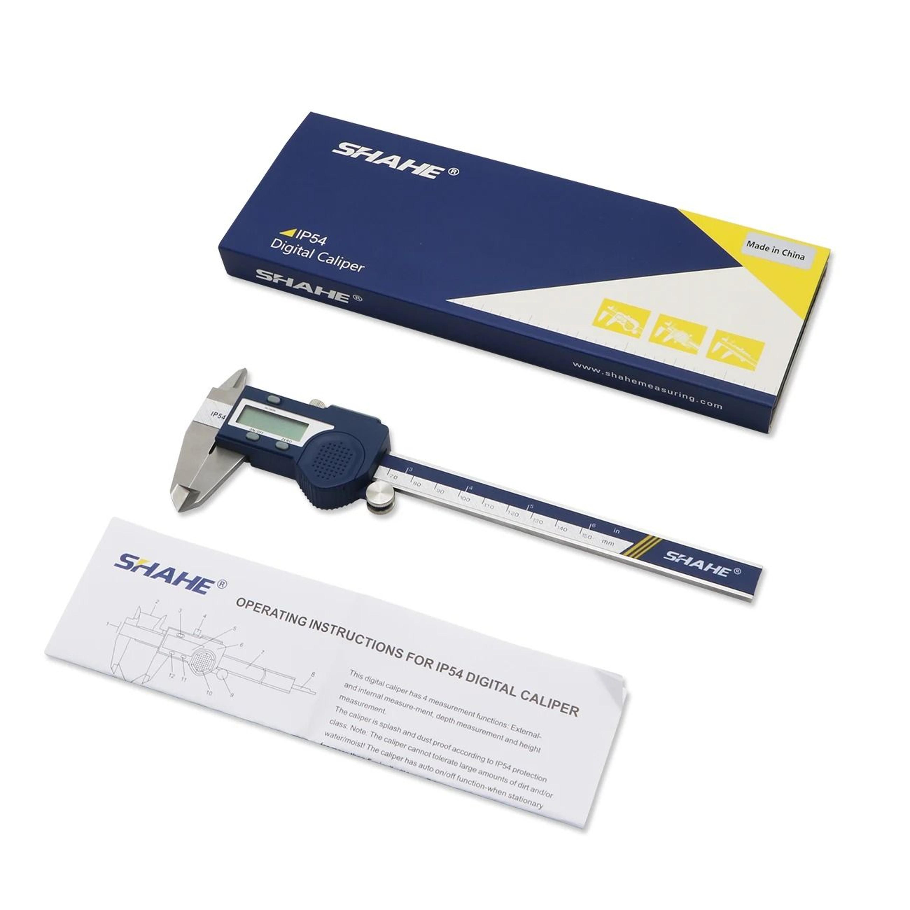 precision stainless steel digital vernier caliper with lcd display