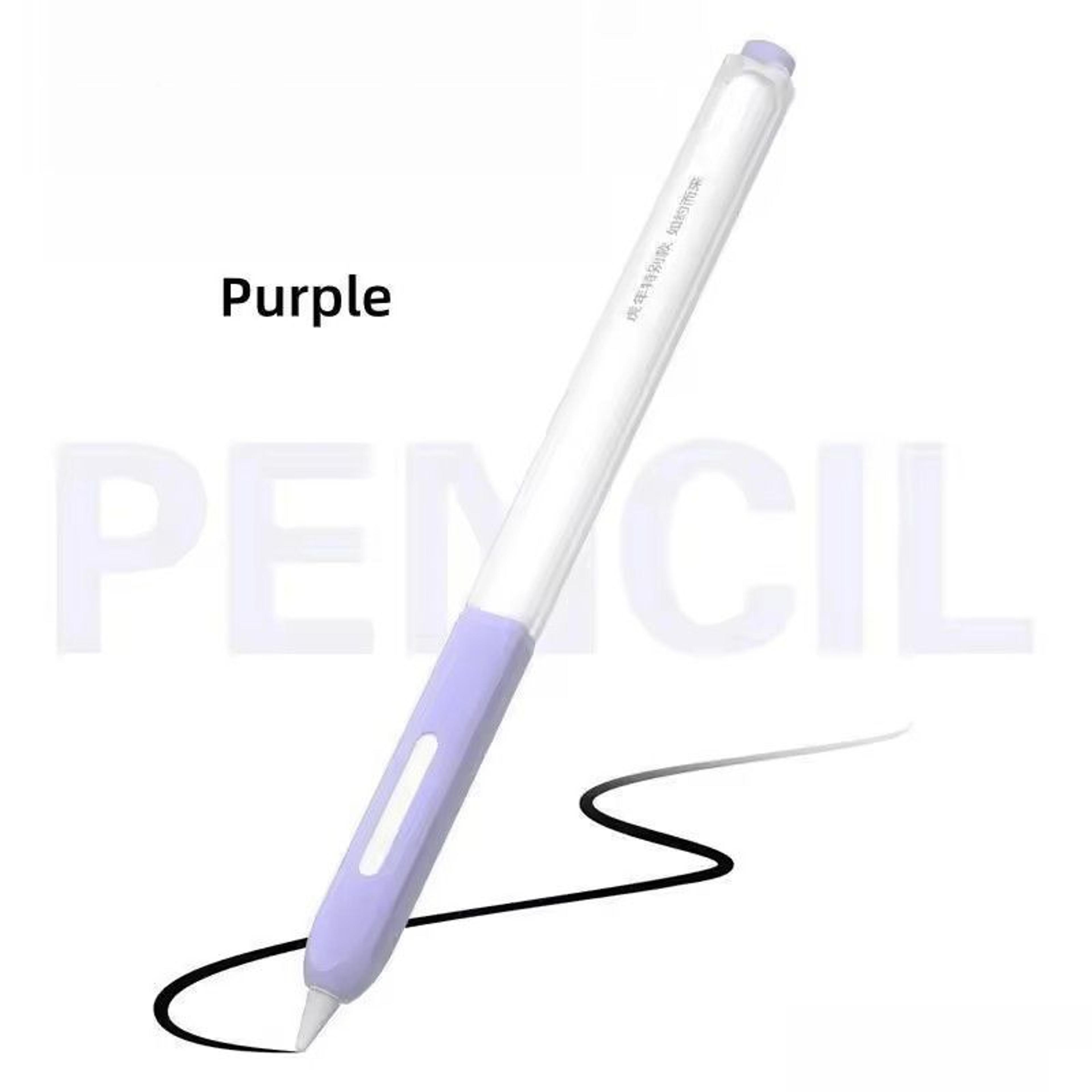 Clear Silicone Apple Pencil Case Sleeve With Tip Cap For Apple Pencil Pro  2nd Gen 11