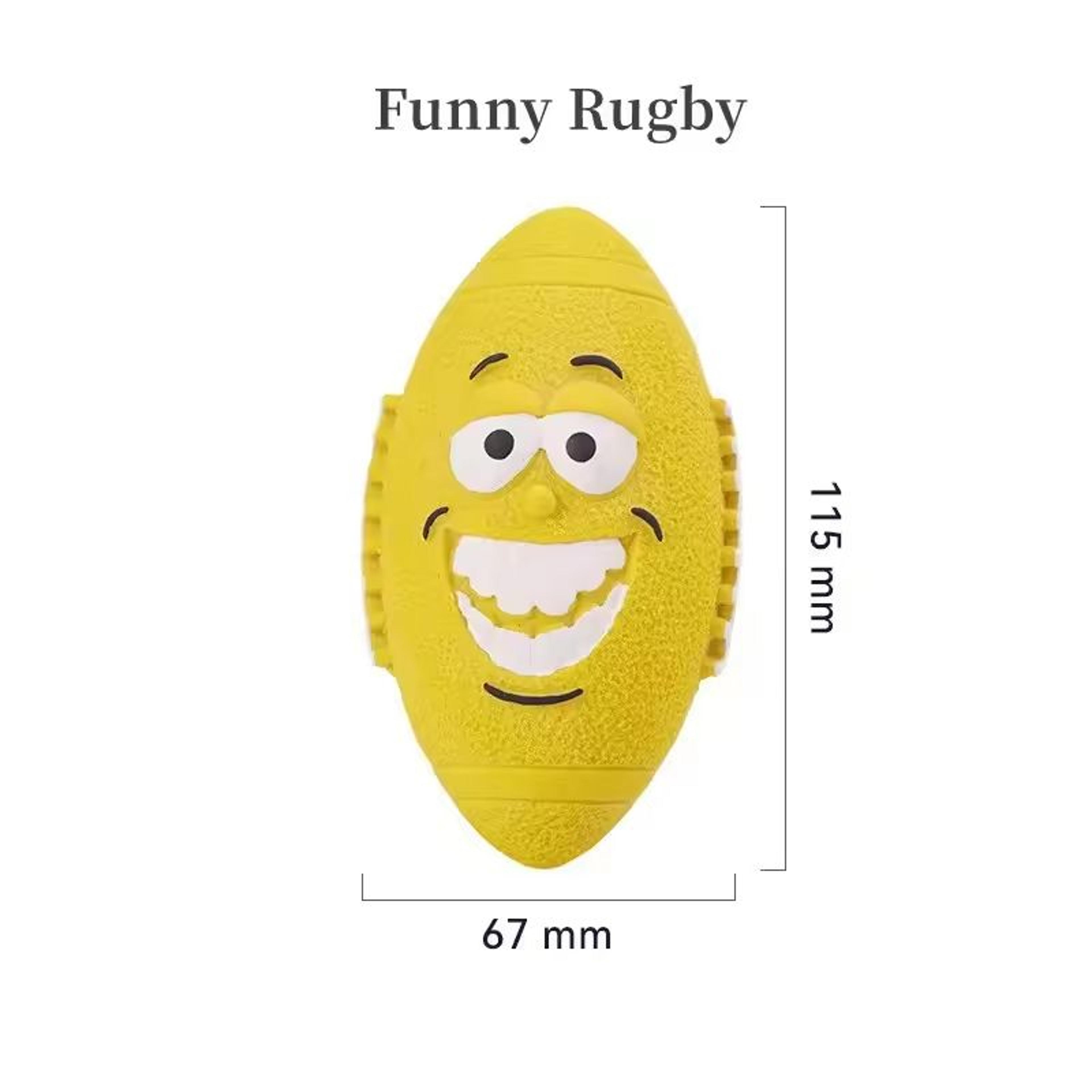 Natural Latex Squeaky Dog Ball Sports Toy For Fetch Training And Dental Chewing 2