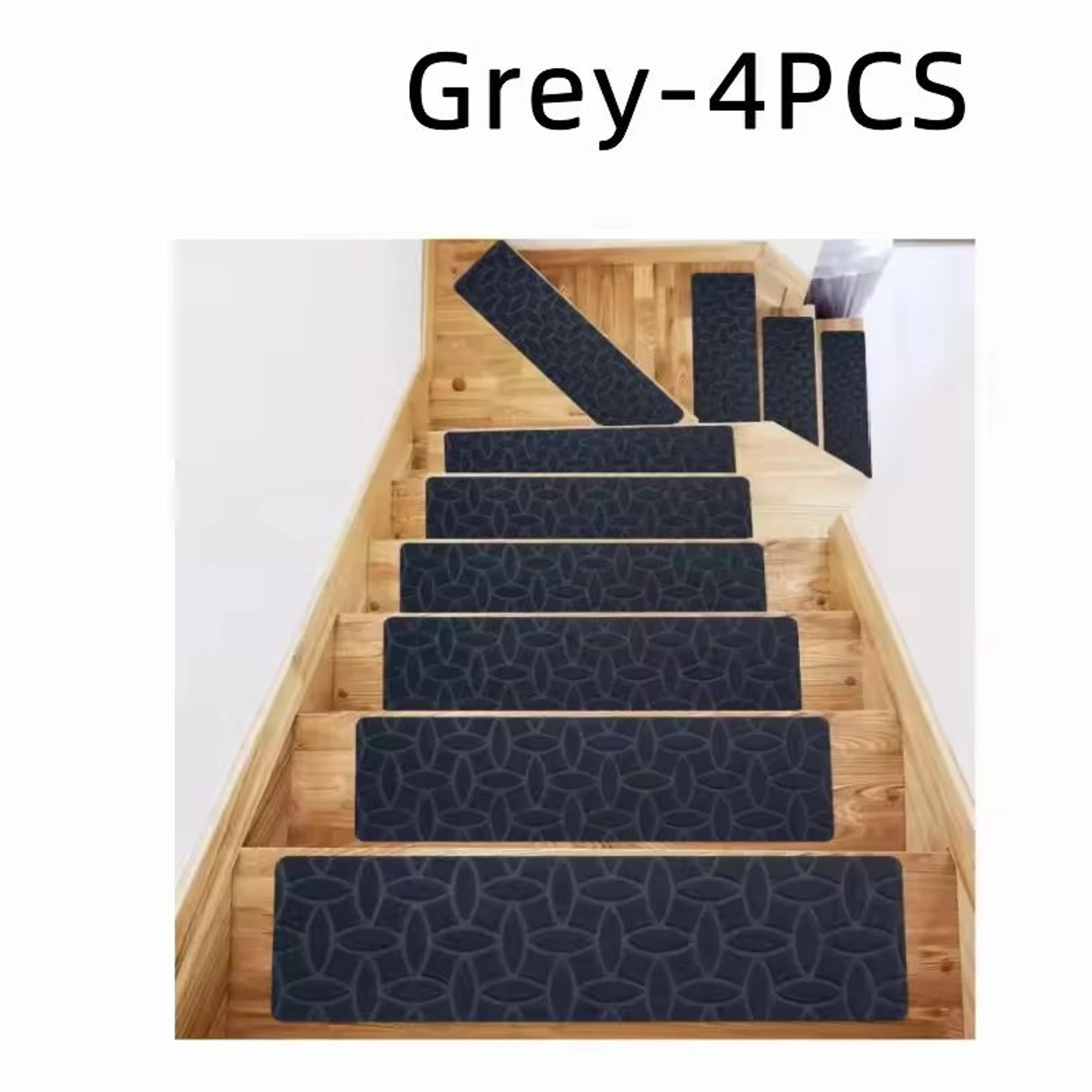 10Pack Non Slip Stair Treads 76x21 Cm Soft Washable Carpet Mats For Quieter Safer Steps 6