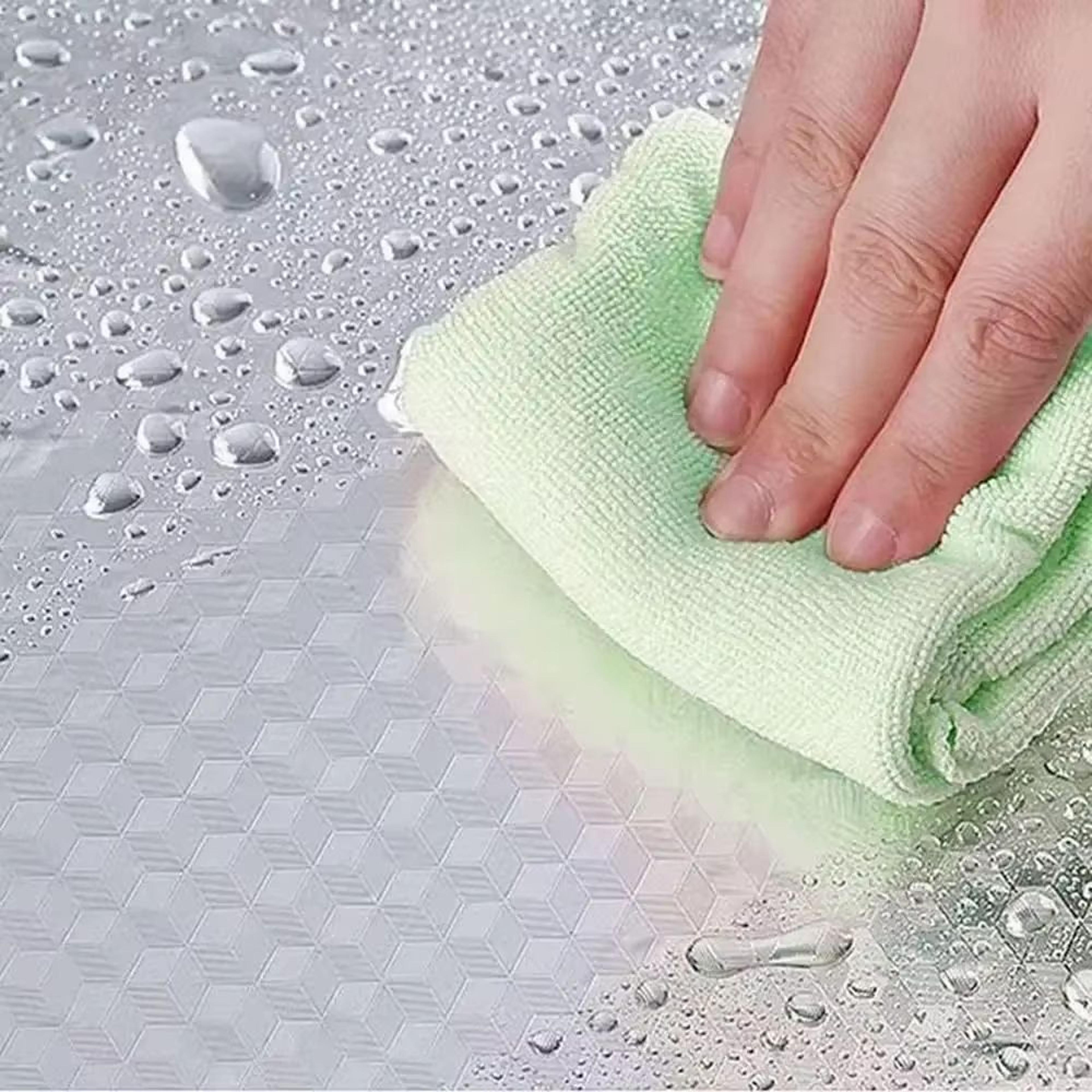 Stove Splash Guard Aluminum Foil Backsplash Roll SelfAdhesive OilResistant Kitchen Wallpaper 4
