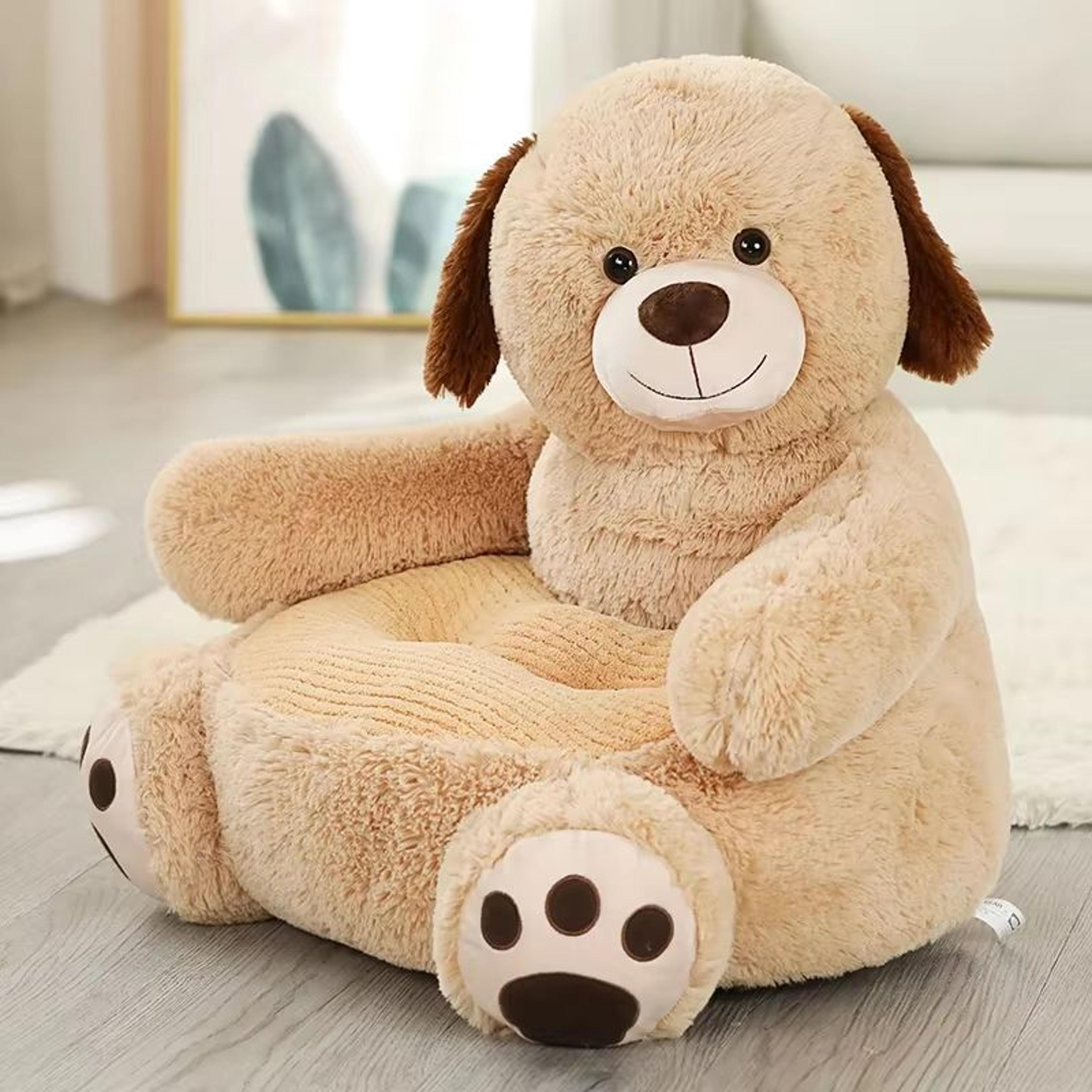 Cartoon Plush Animal Sofa Chair For Kids Soft Baby Floor Seat Teddy Bear Panda Unicorn Duck 2