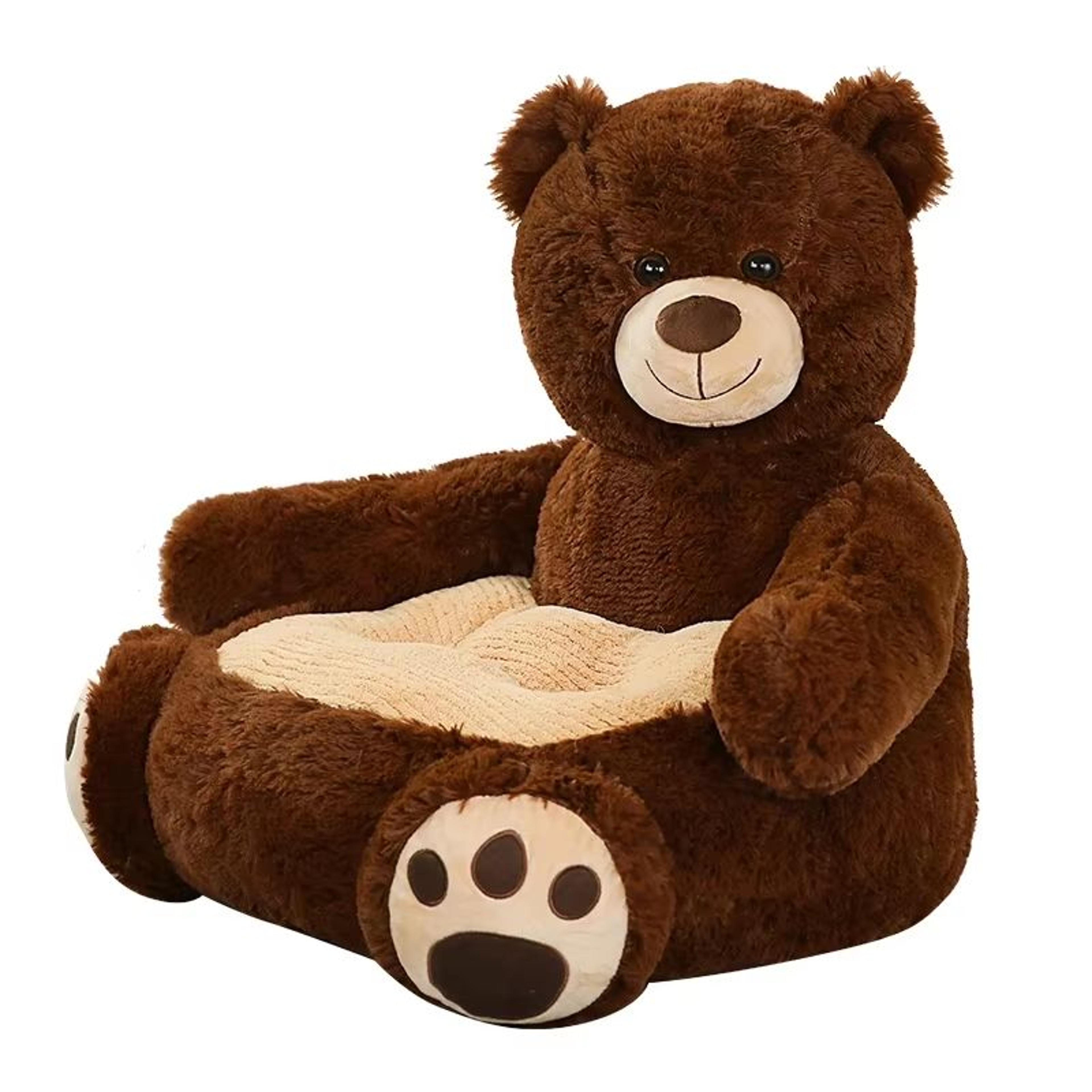 Cartoon Plush Animal Sofa Chair For Kids Soft Baby Floor Seat Teddy Bear Panda Unicorn Duck 8