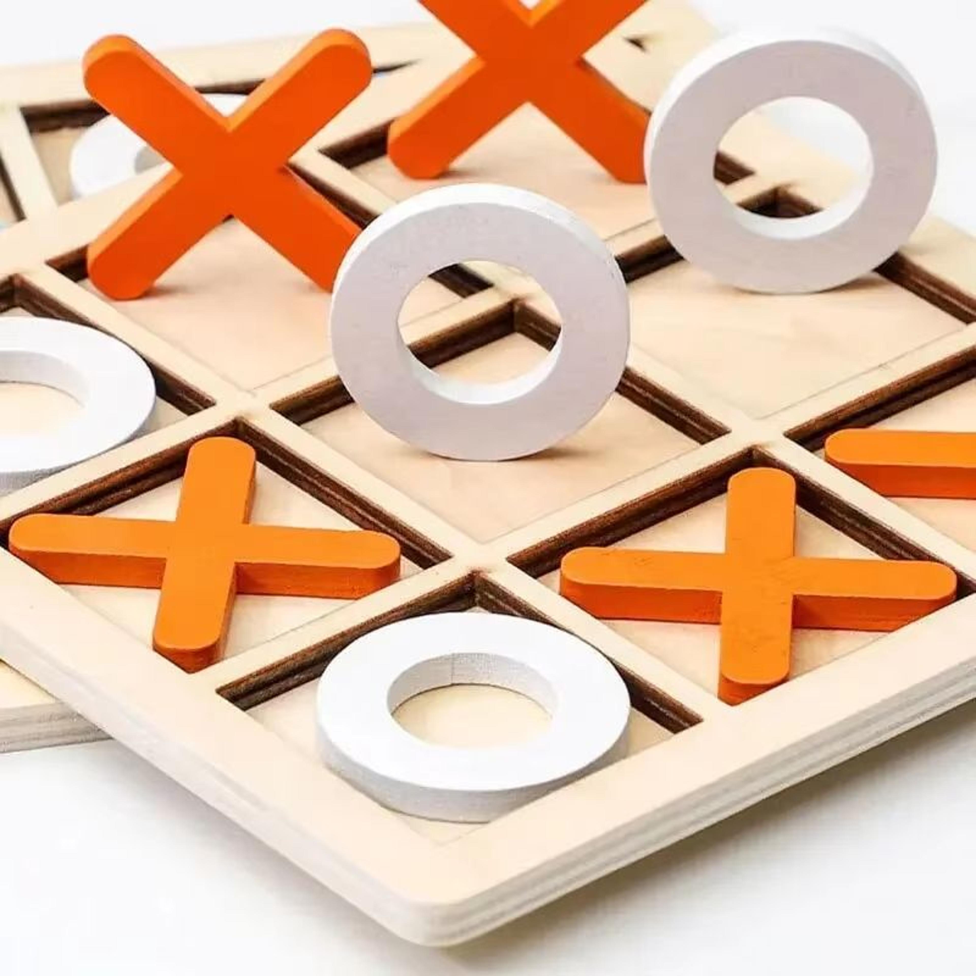 Mini Montessori Wooden Chess Game For Kids Portable BrainTraining Board 2