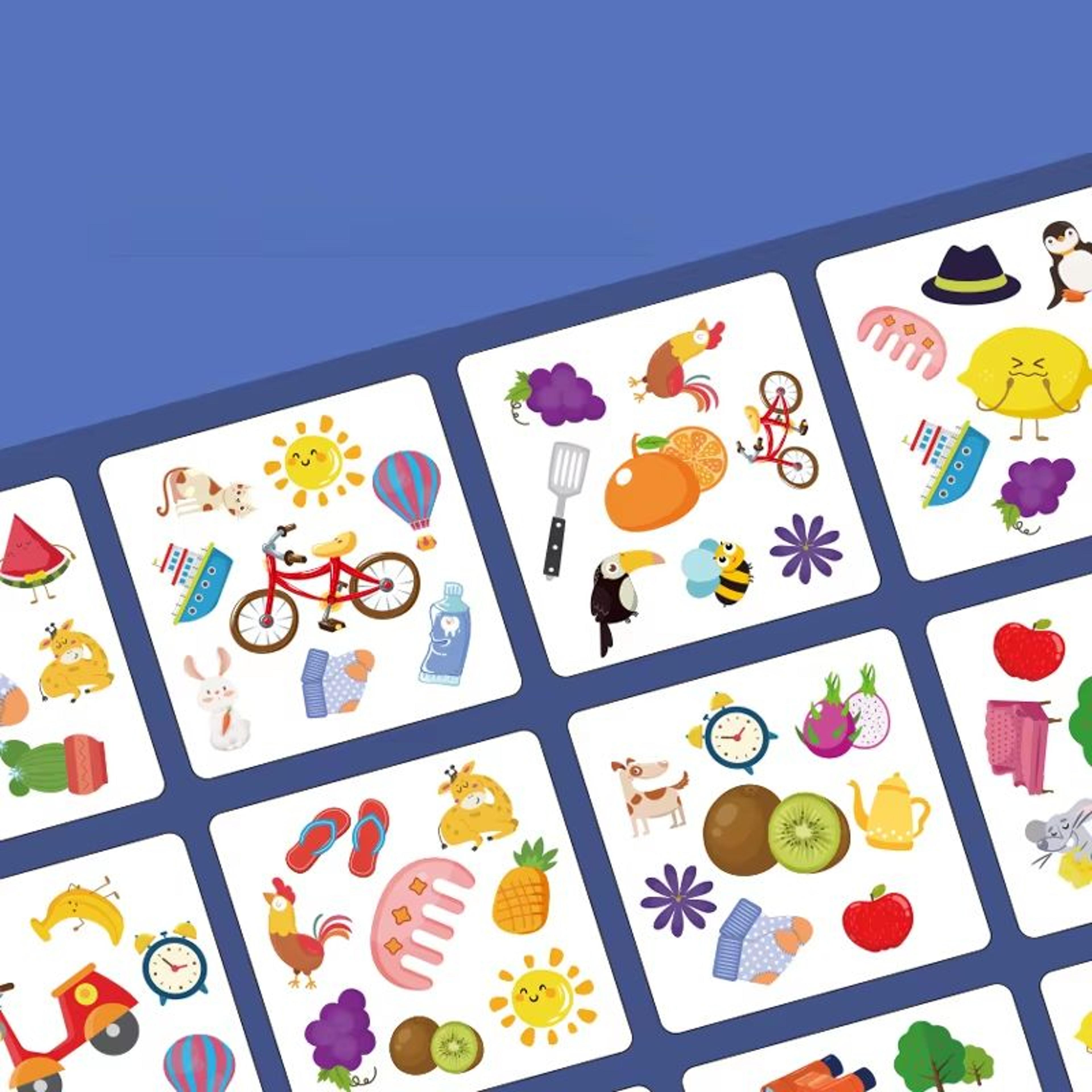Kids Matching Card Game SpottheMatch Memory Training Cards 2