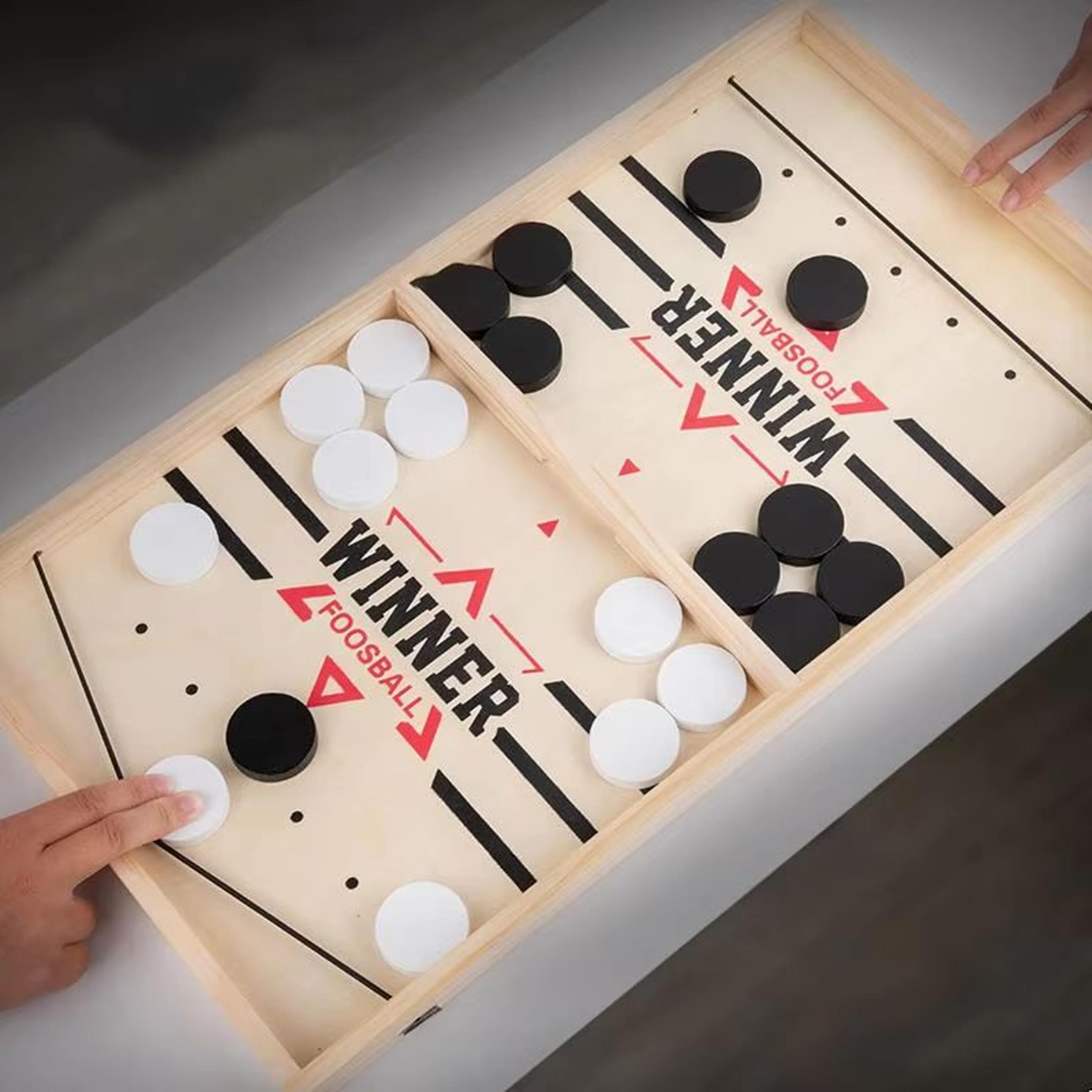 Wooden Table Football Game For Kids  Adults TwoPlayer Tabletop Soccer Battle 4