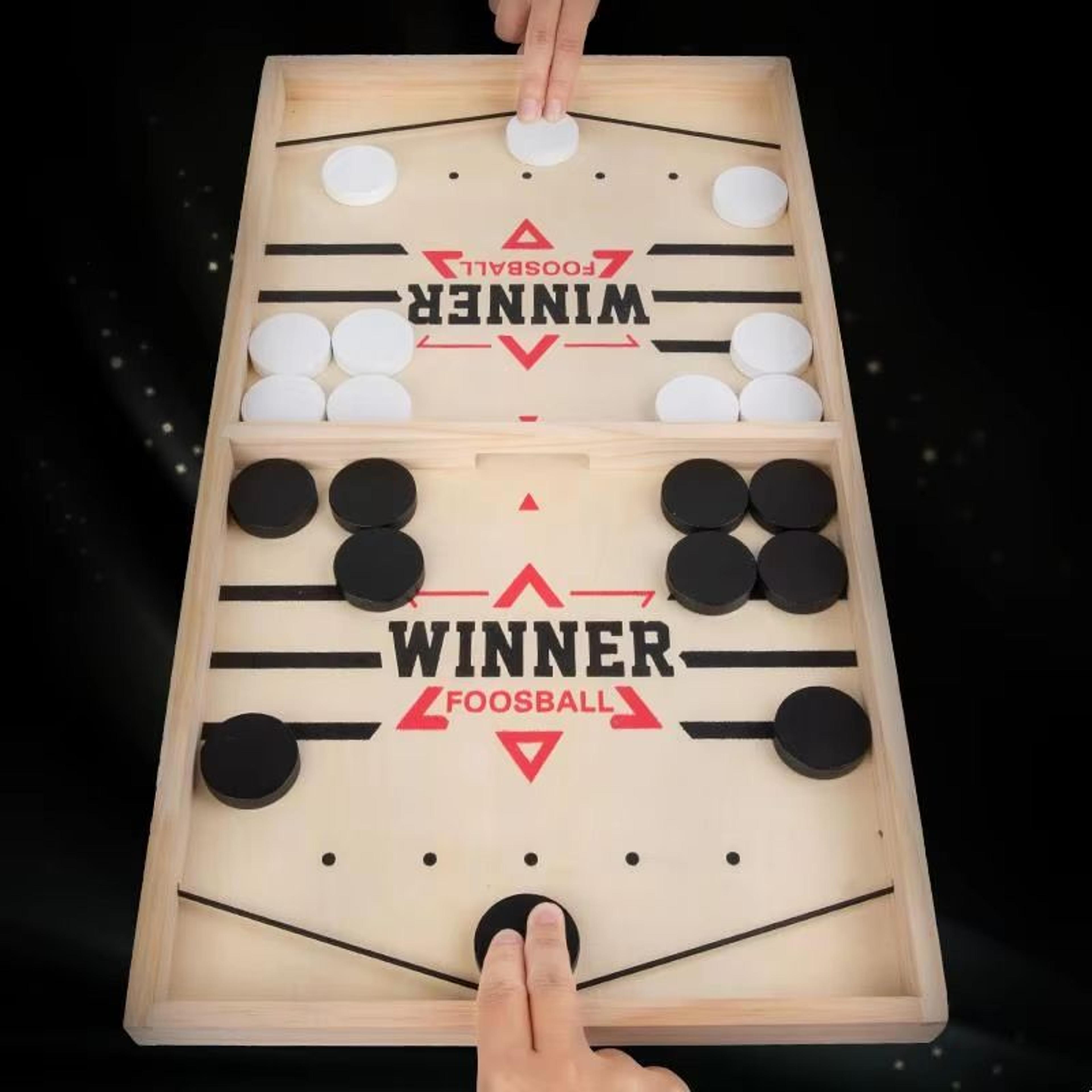 Wooden Table Football Game For Kids  Adults TwoPlayer Tabletop Soccer Battle 5