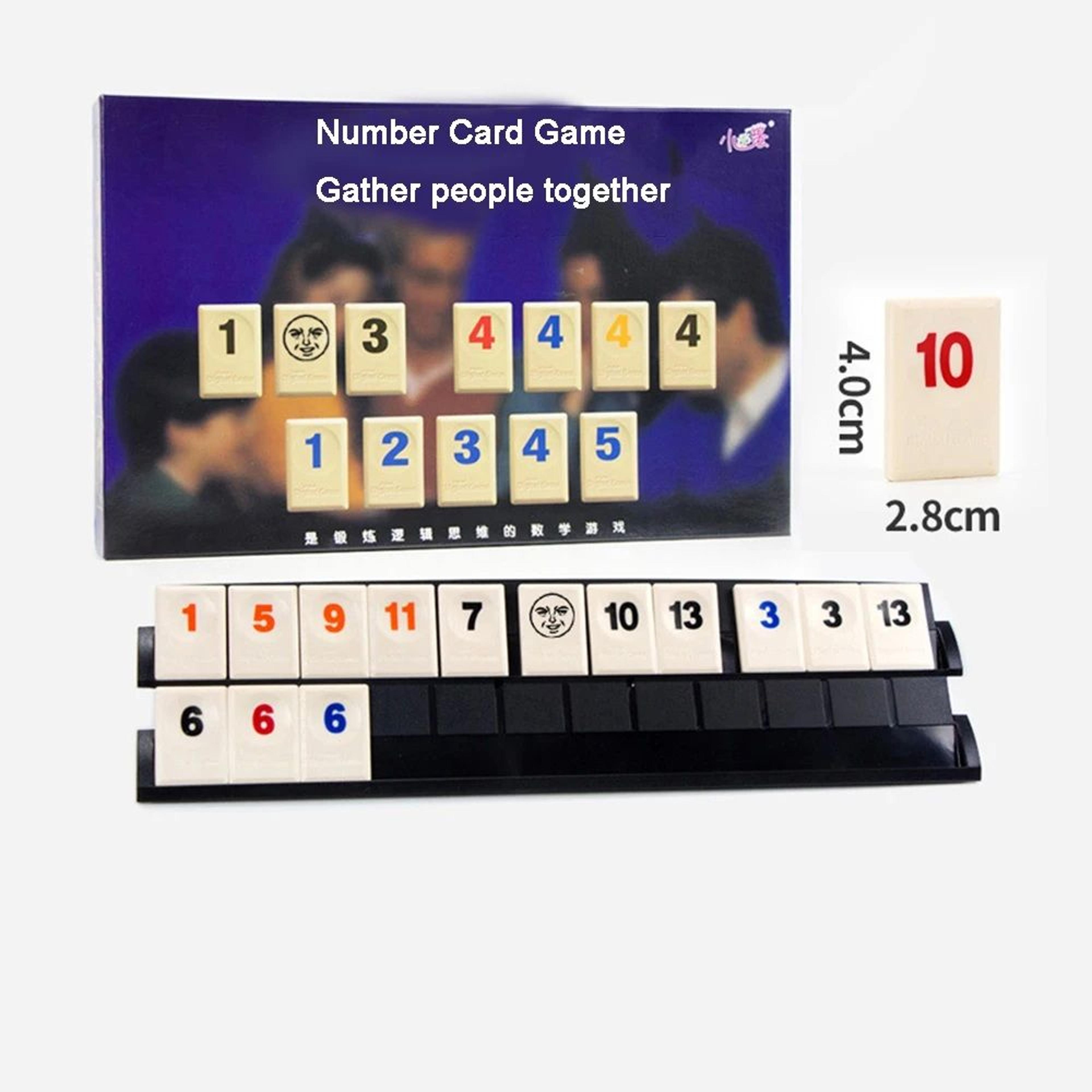 Israeli Digital Mahjong Cards Table Game  Multiplayer Strategy Party Board Game For Adults 5