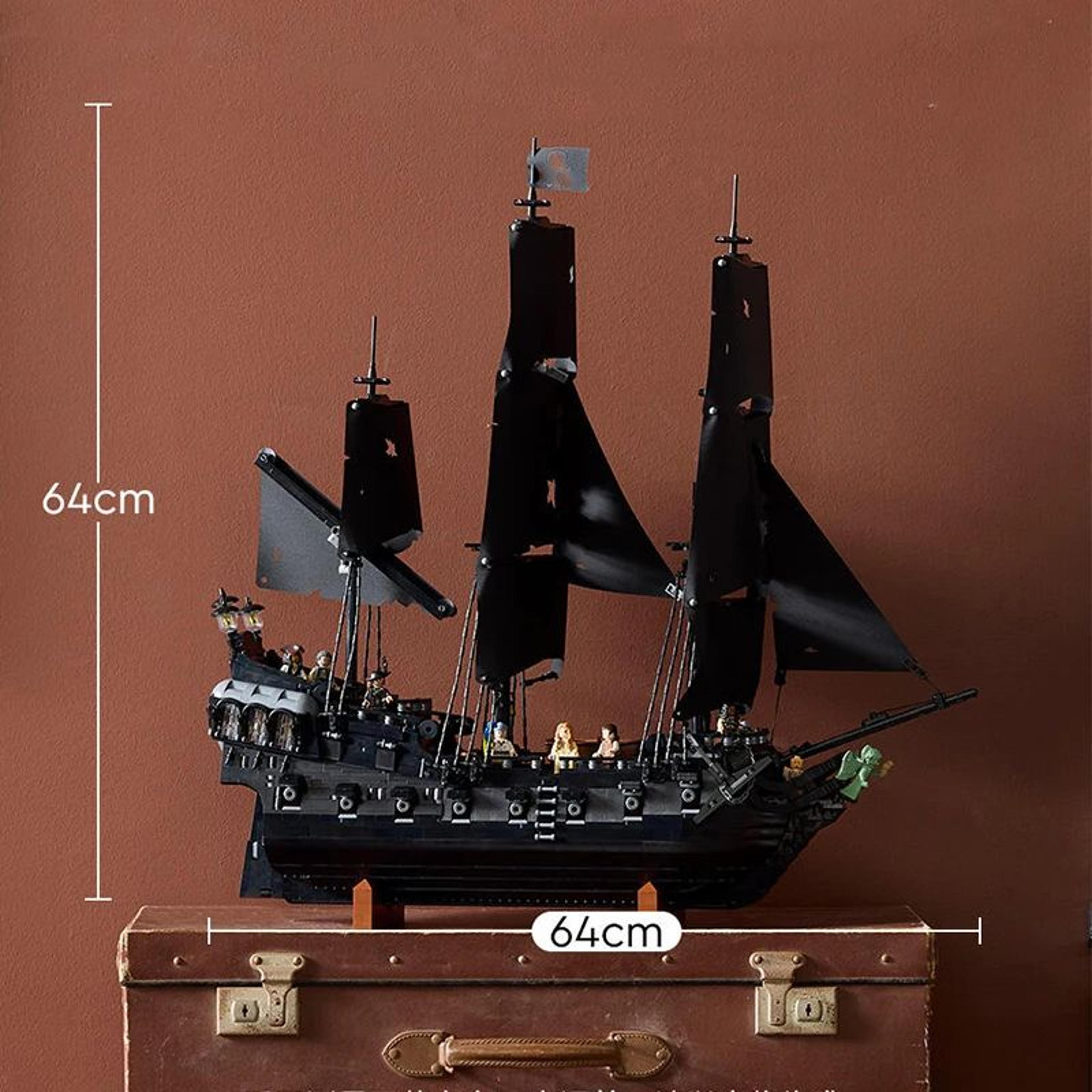 Sparrow Pirate Ship Building Blocks  Detailed Sailboat Ship Model DIY Construction Set 4