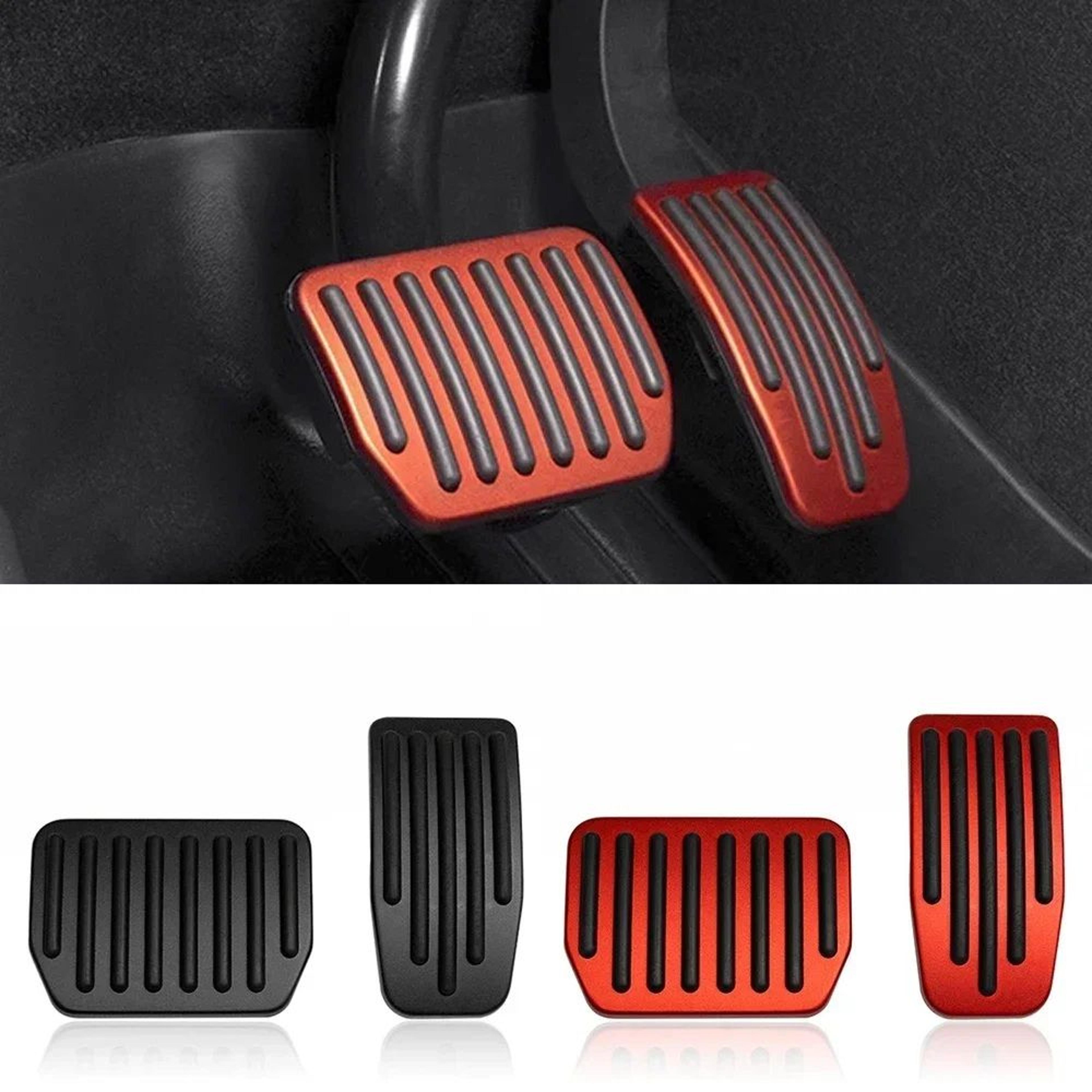 Performance Aluminum Pedal Covers For Tesla Model Y  Model 3  NonSlip Foot Pedal Upgrade 1