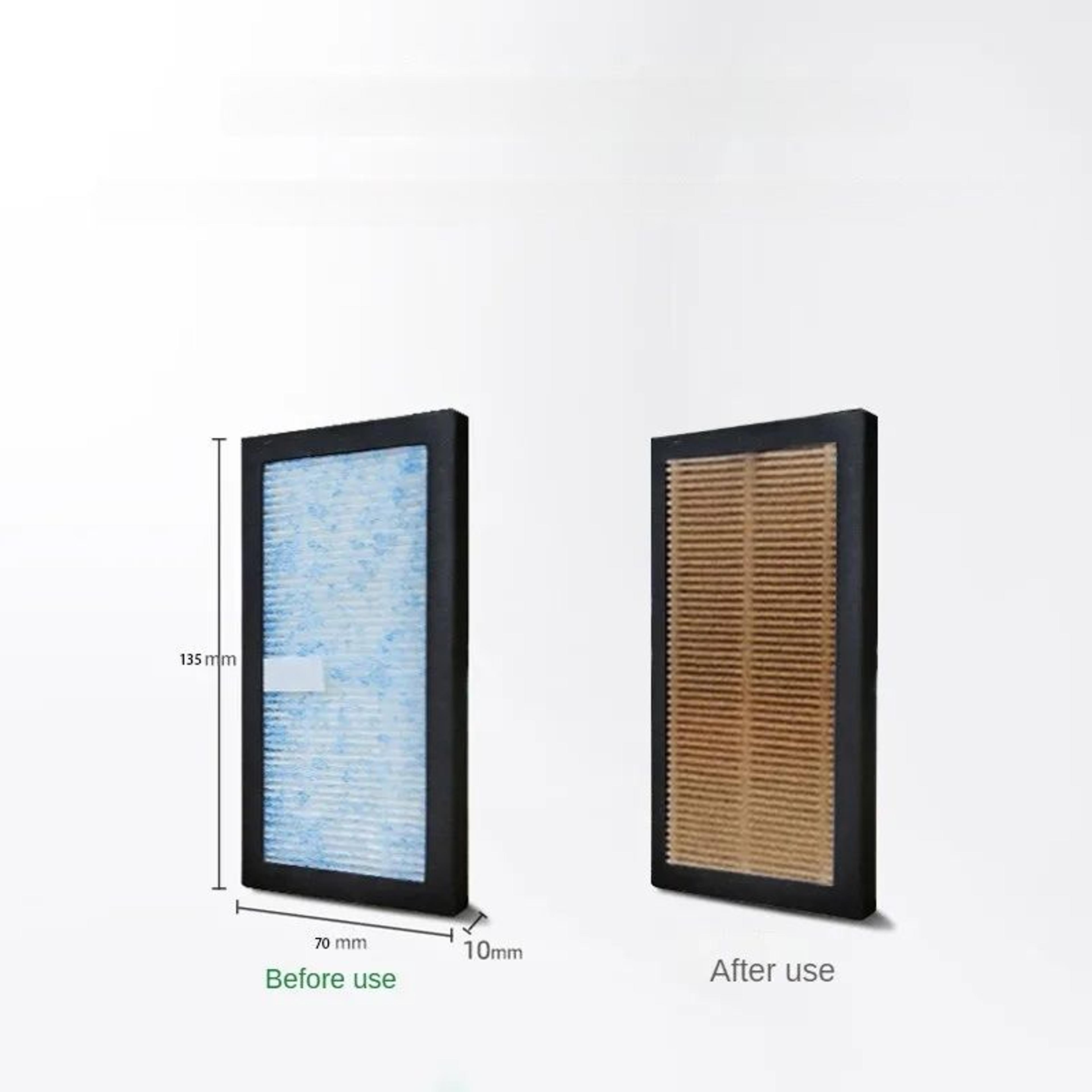 Solar Car Air Purifier With Negative Ion Generator  USB Rechargeable Deodorizer For Fresh Clean Air 1