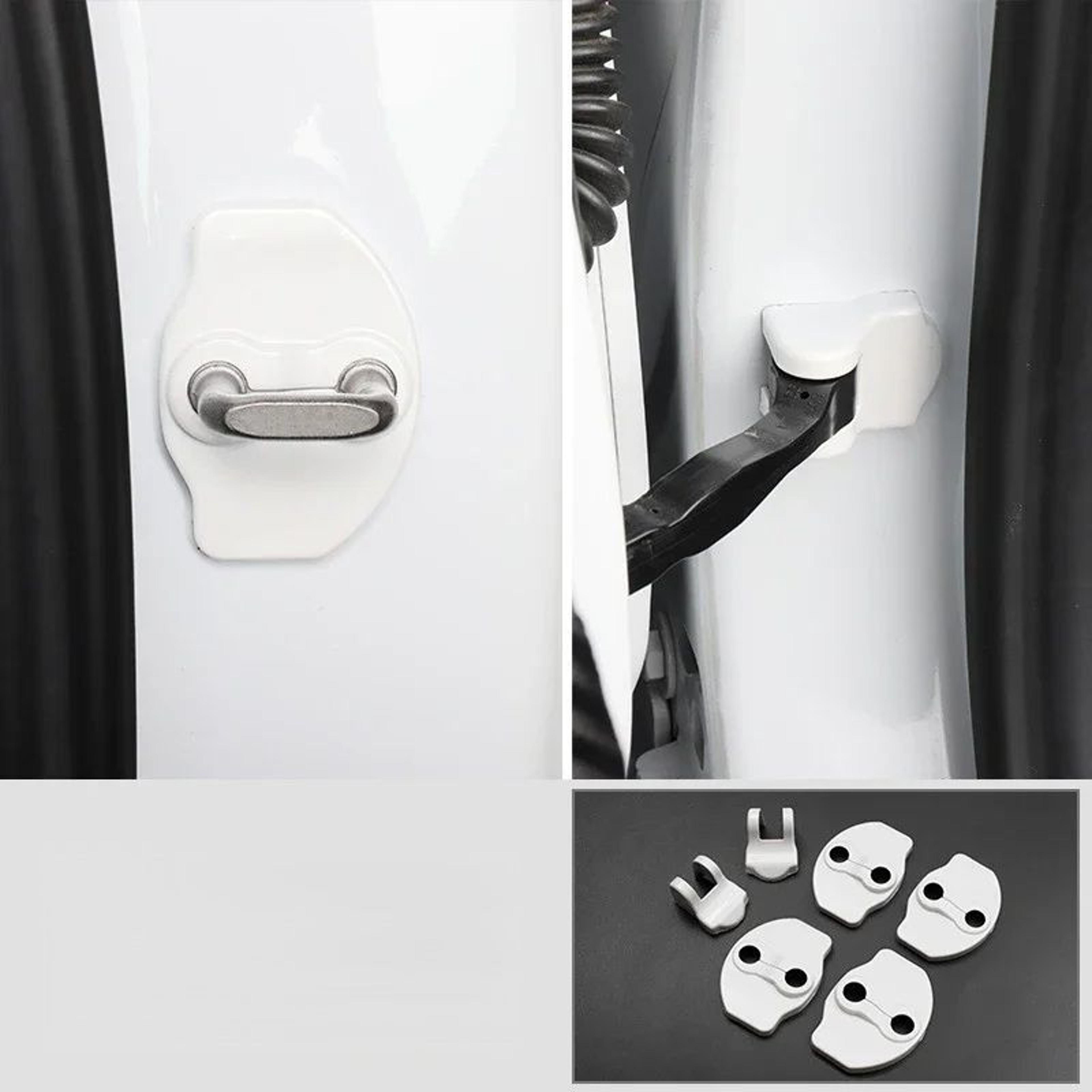 Door Lock Protector Covers For Tesla Model 3  Model Y  Interior Door Latch Protection Set 6