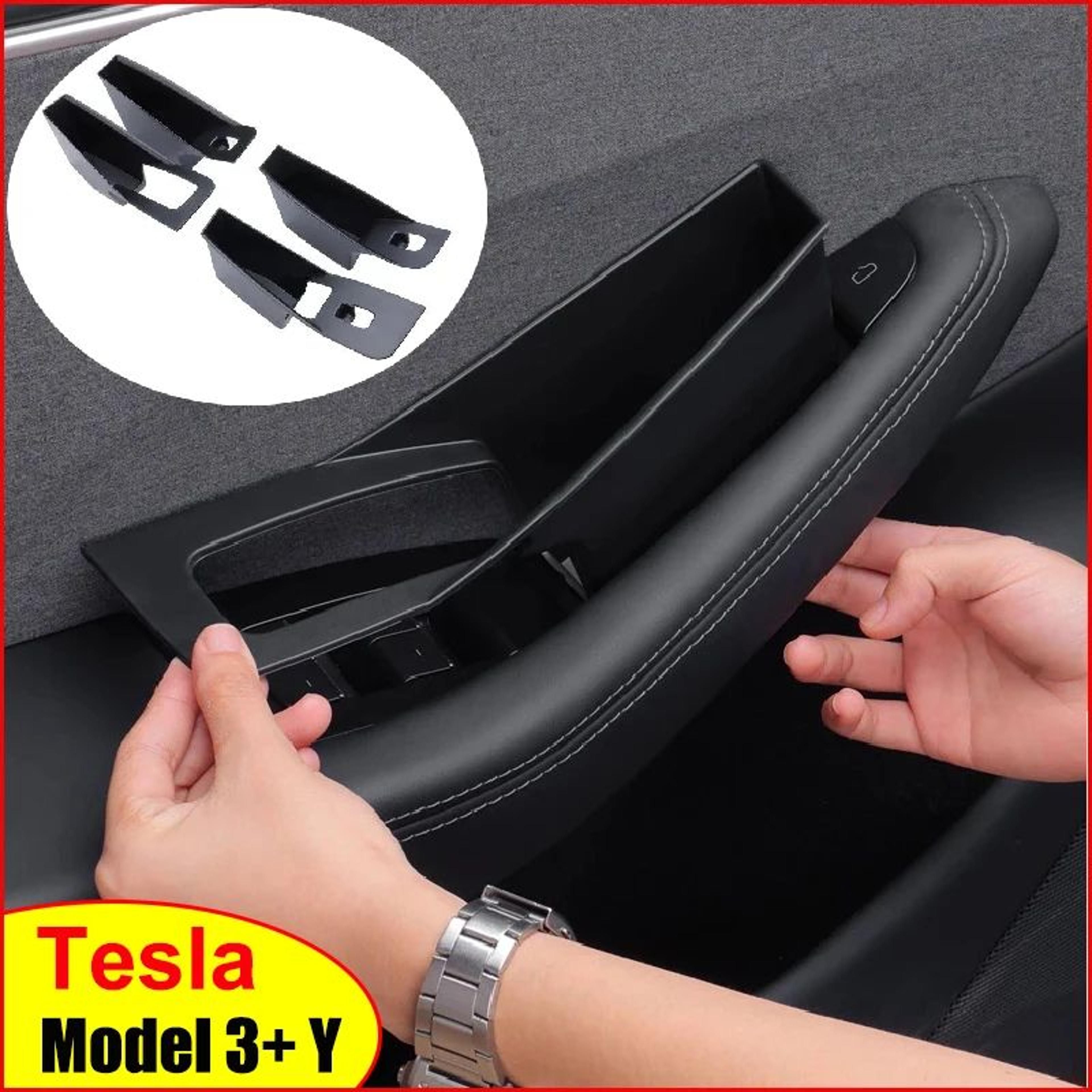 Tesla Door Handle Storage Organizer For Model Y Juniper 2025  Model 3 Highland  Inner Handle Tray C 0
