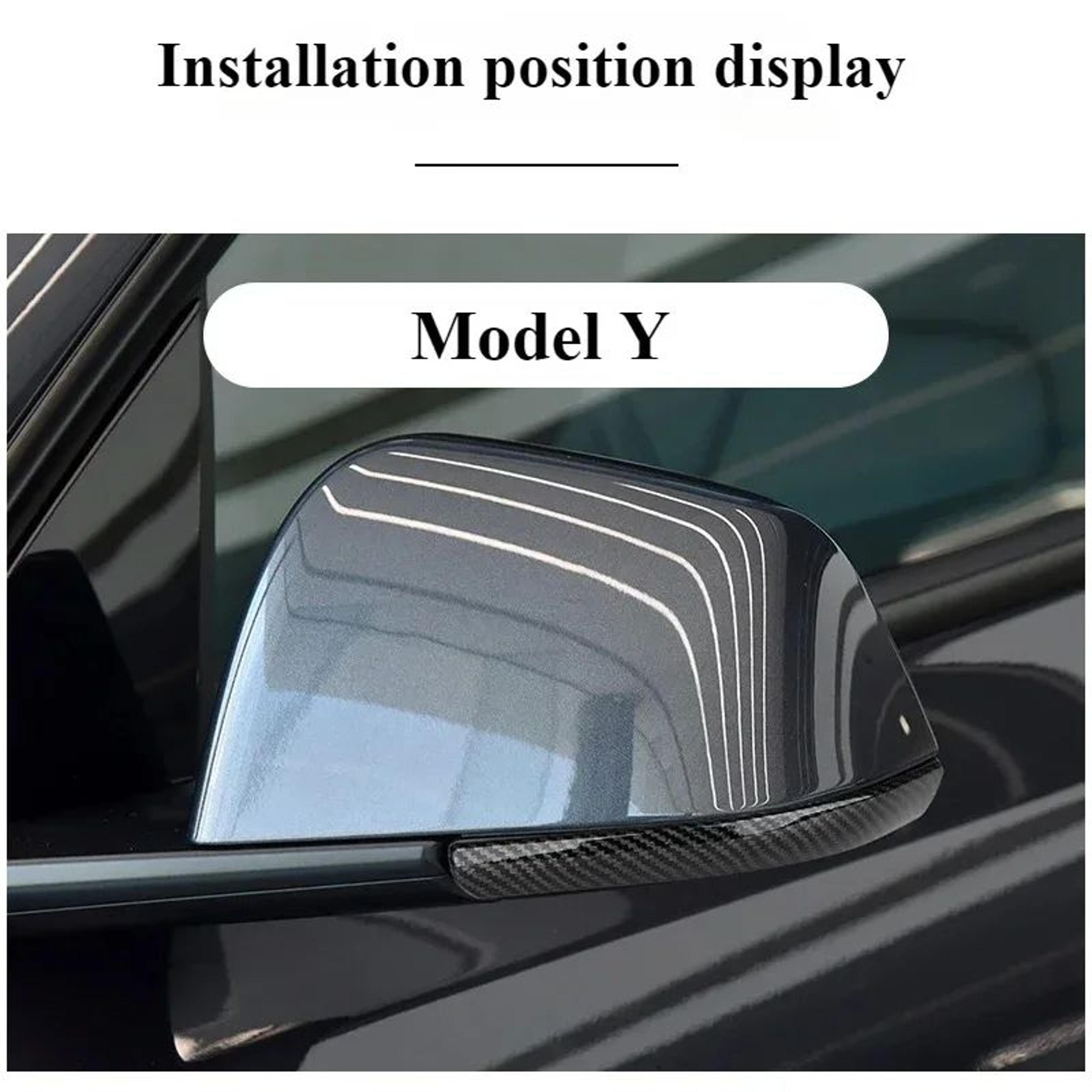 Tesla Rearview Mirror Protection Strips For Model Y Juniper 2025  Model 3 Highland  ABS Mirror Anti 2
