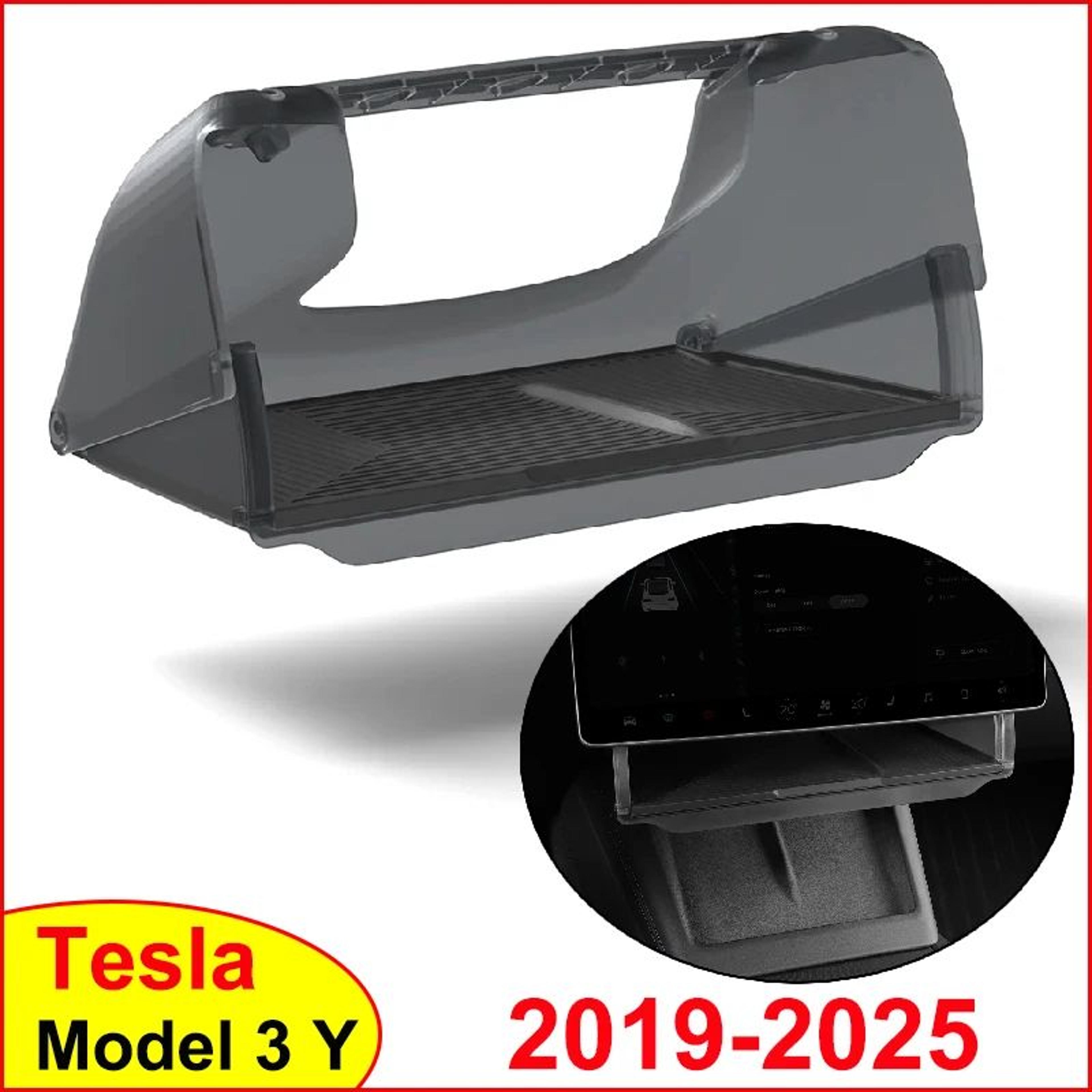 Tesla Under Screen Storage Organizer For Model Y Juniper 2025  Model 3 Highland  Hidden Central Con 0