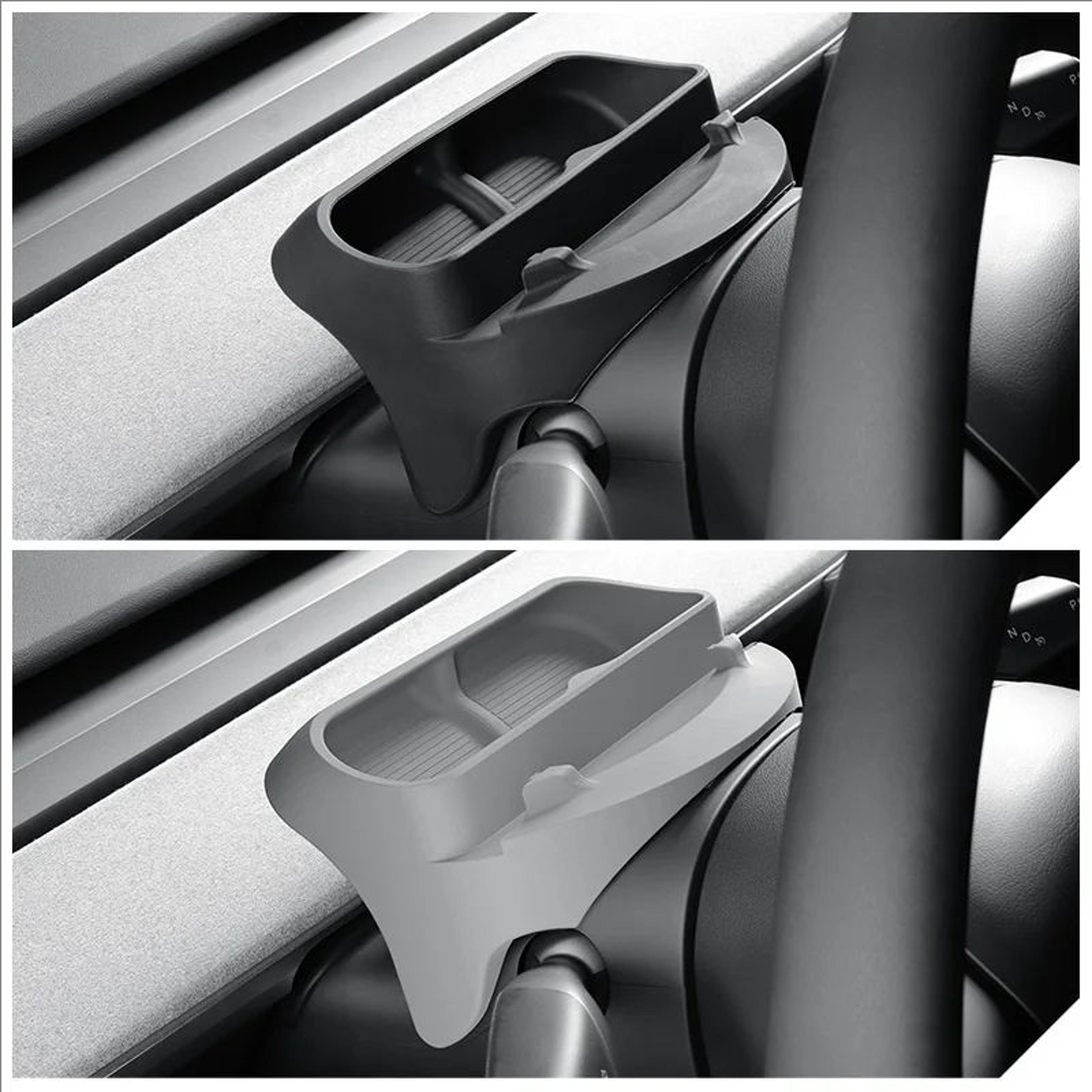 Tesla Steering Wheel Storage Organizer For Model Y Juniper 2025  Model 3 Highland  Silicone Sunglas 2