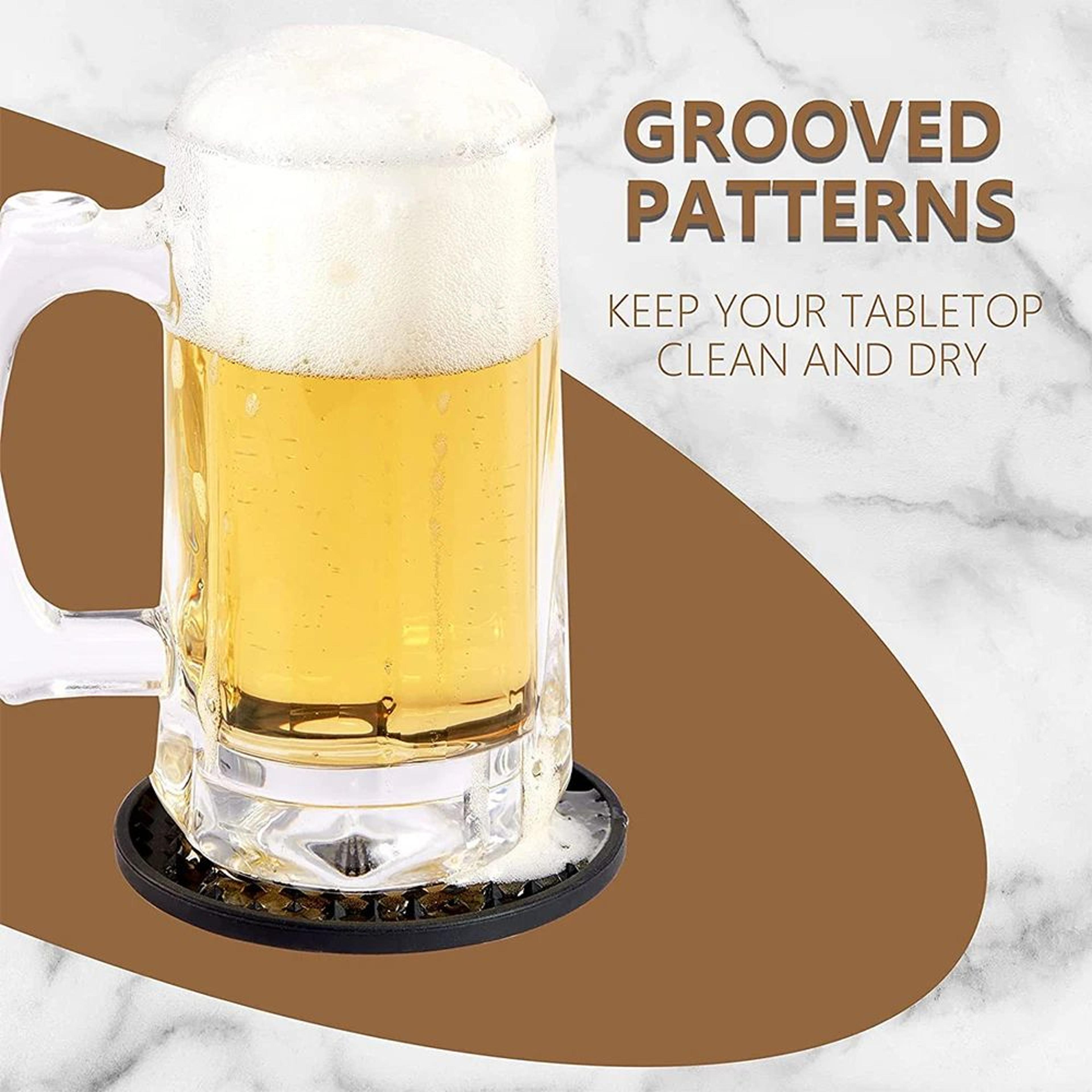 Silicone Drink Coaster Set With Holder  HeatResistant NonSlip Cup Coasters 67 PCS 2