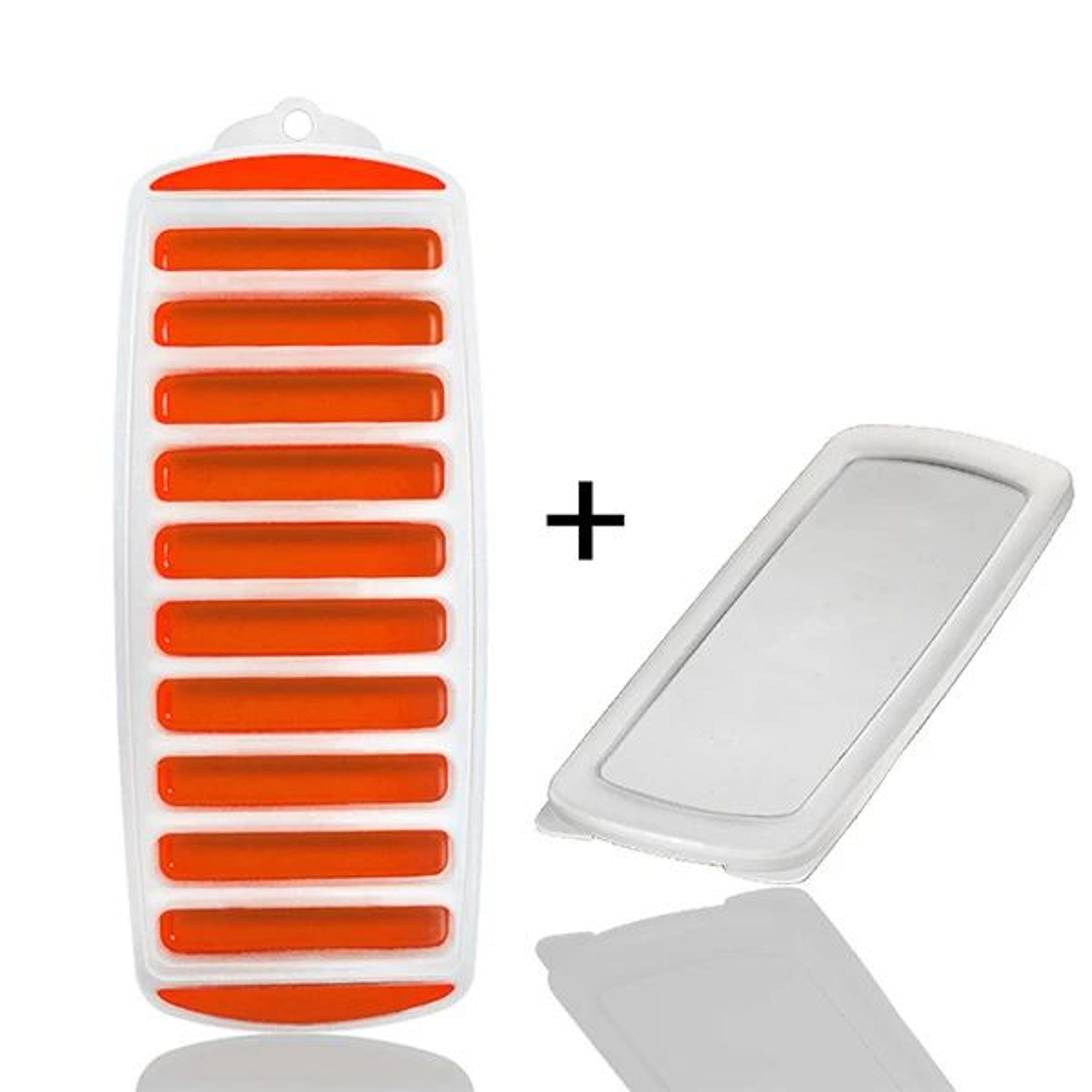 PopOut Ice Stick Tray With Lid  Reusable Ice Cube Tray For Water Bottles 5