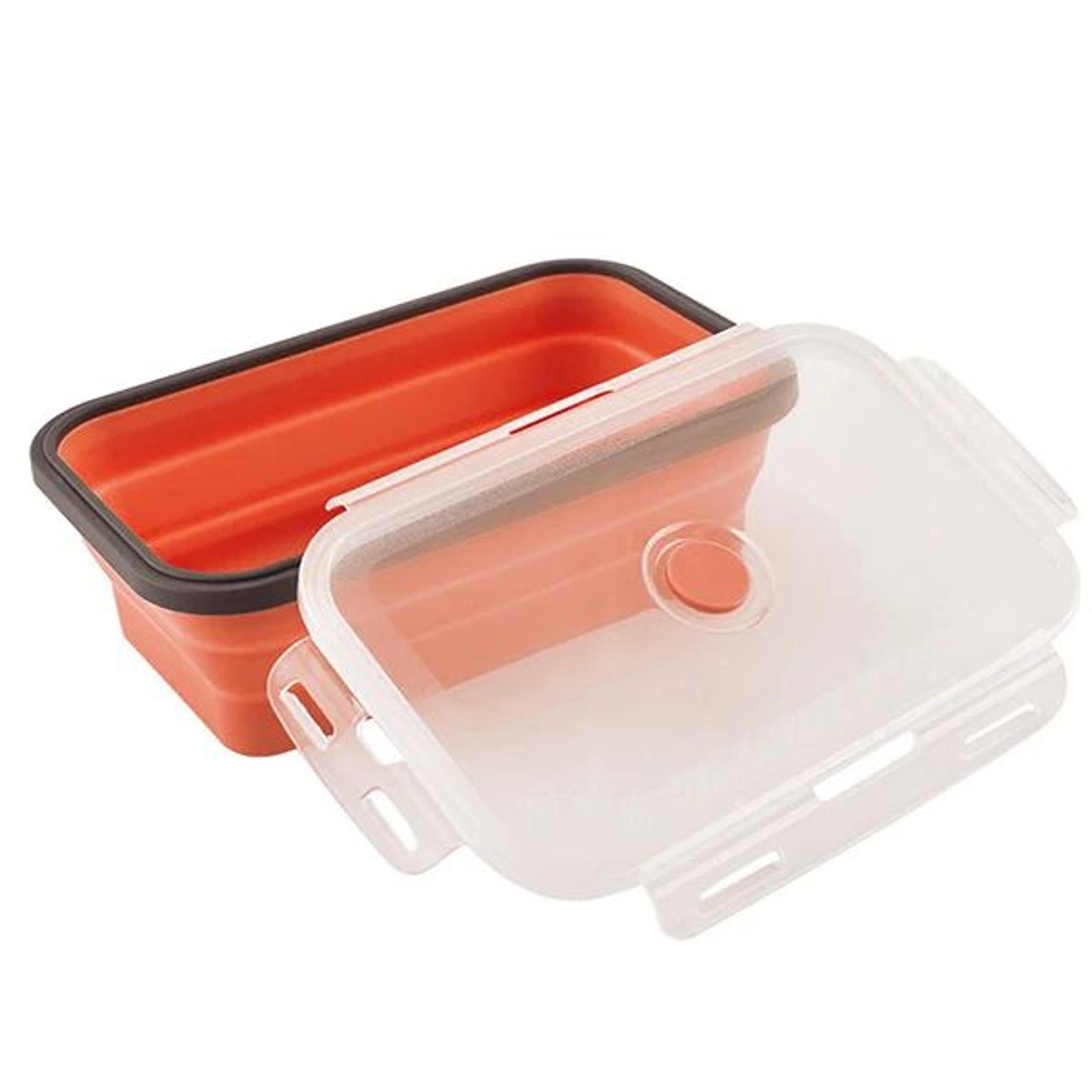 Collapsible Silicone Bento Lunch Box  Portable Food Storage Container For Home  Travel 5