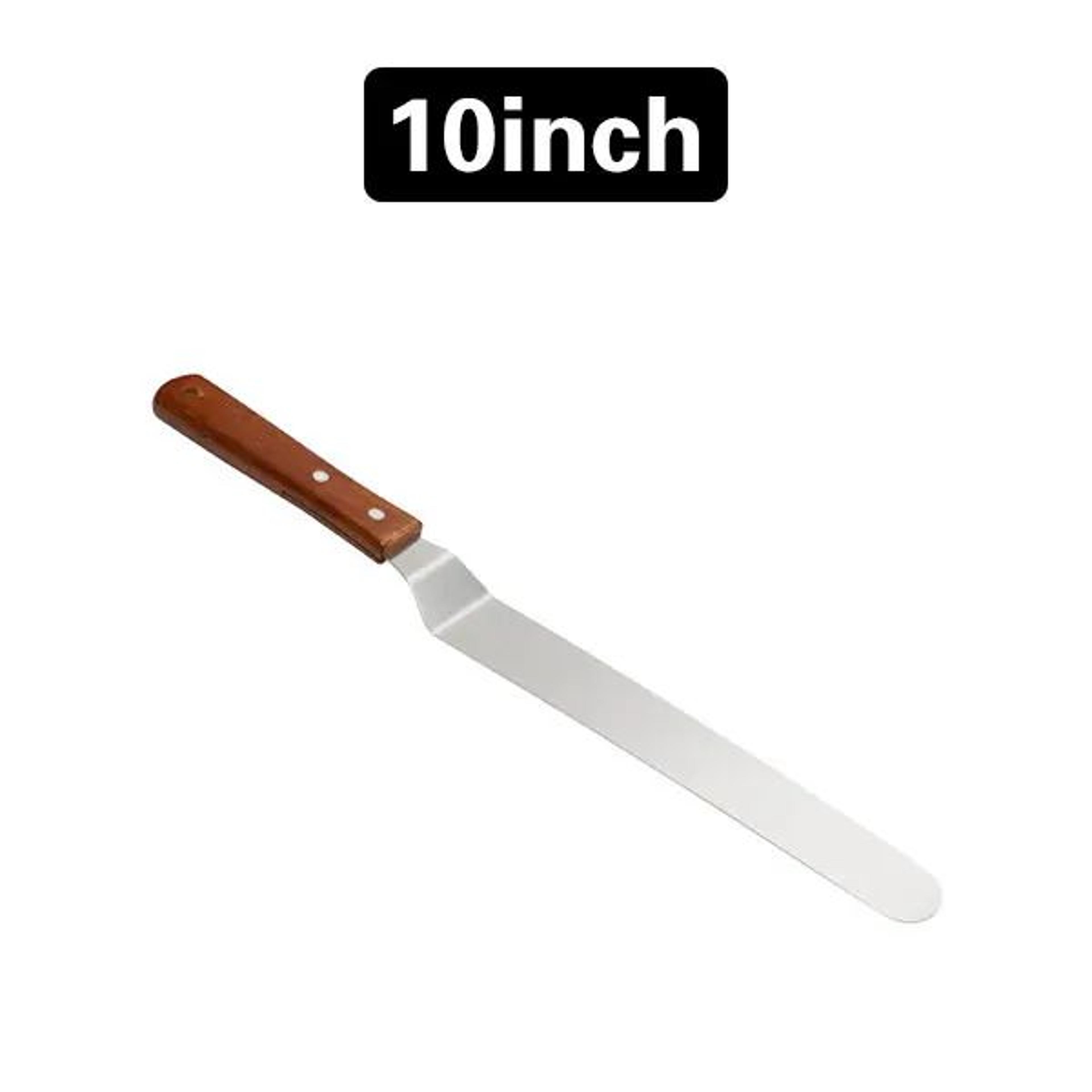 Stainless Steel Cake Icing Spatula With Wooden Handle  Professional Frosting Knife 412 Inch Options 7